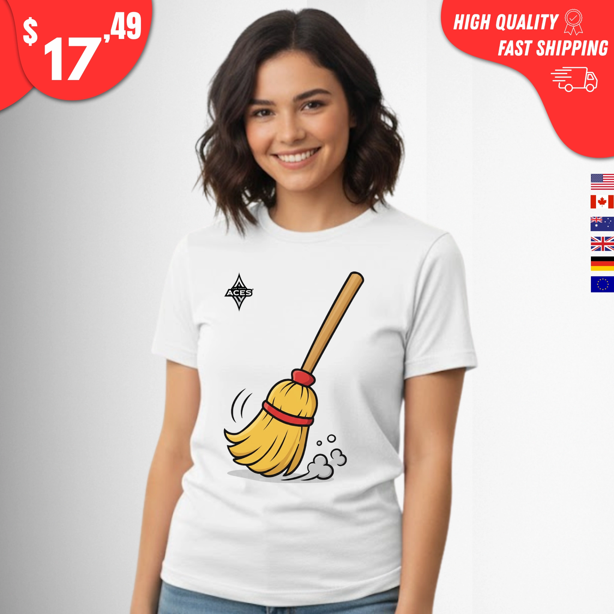 Aces Brooms Shirt