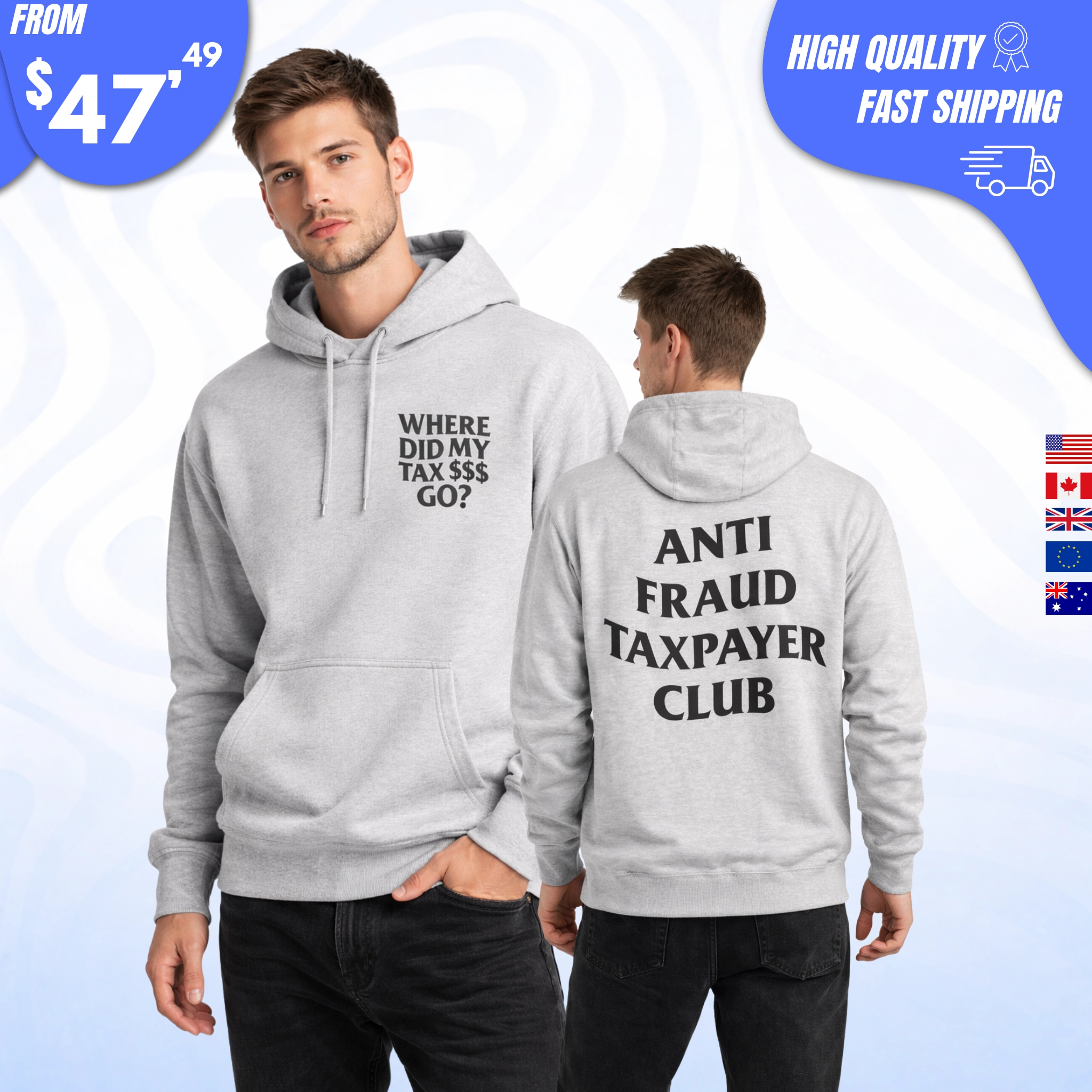 Anti Fraud Taxpayer Club Hoodie
