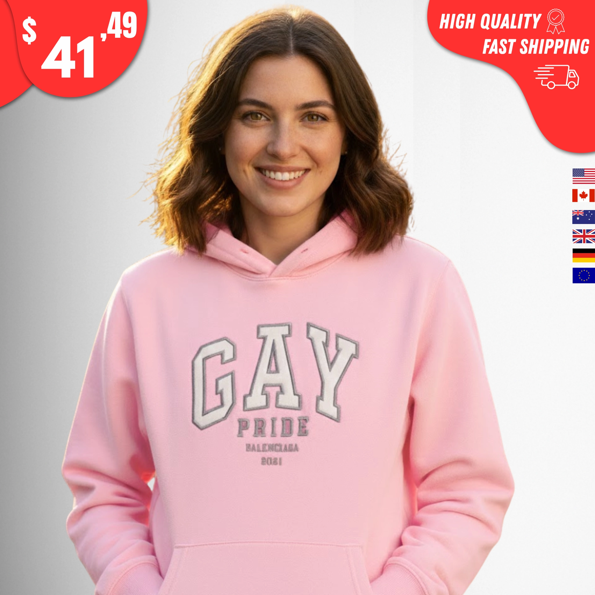 Ariana Grande Gay Pride Hoodie