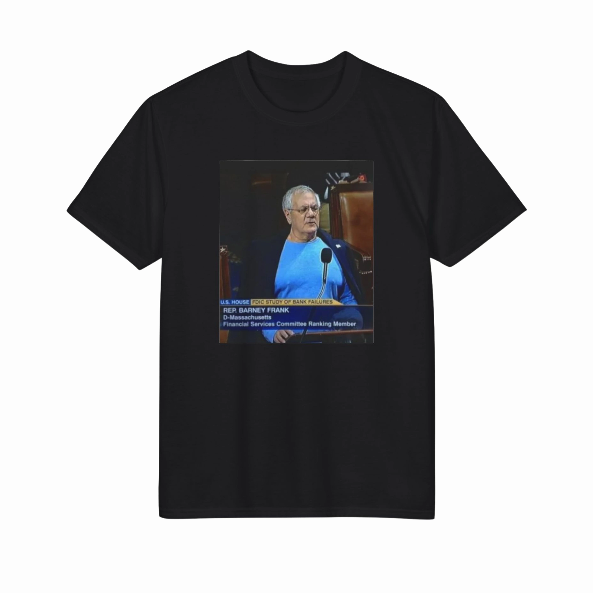 Barney Frank Blue Shirt