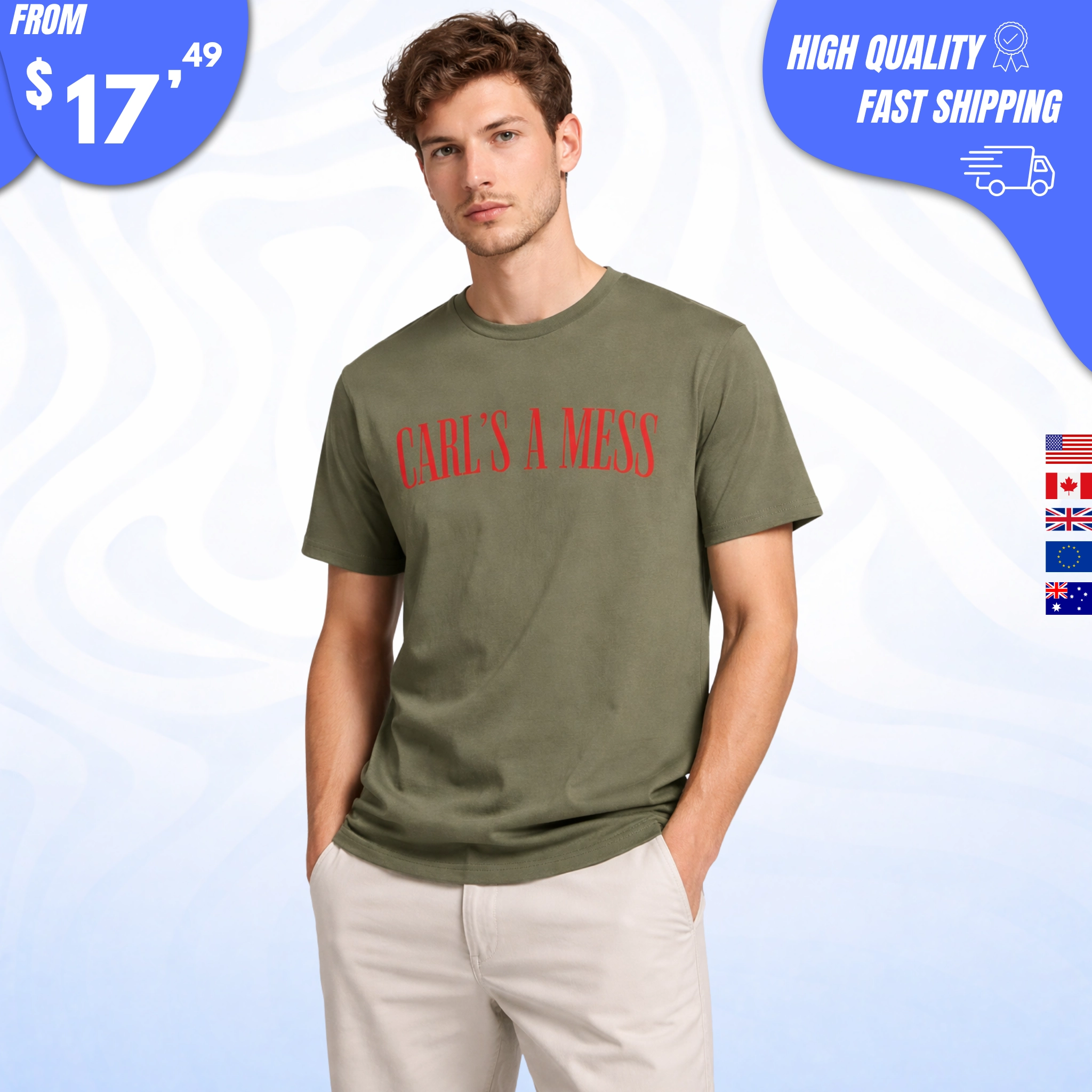 Carl’s A Mess Summer House Shirt