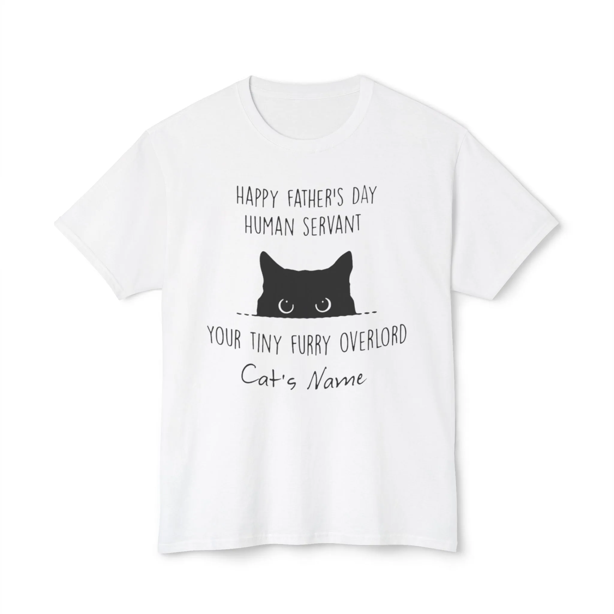 cat dad human servant your tiny furry overlord shirt