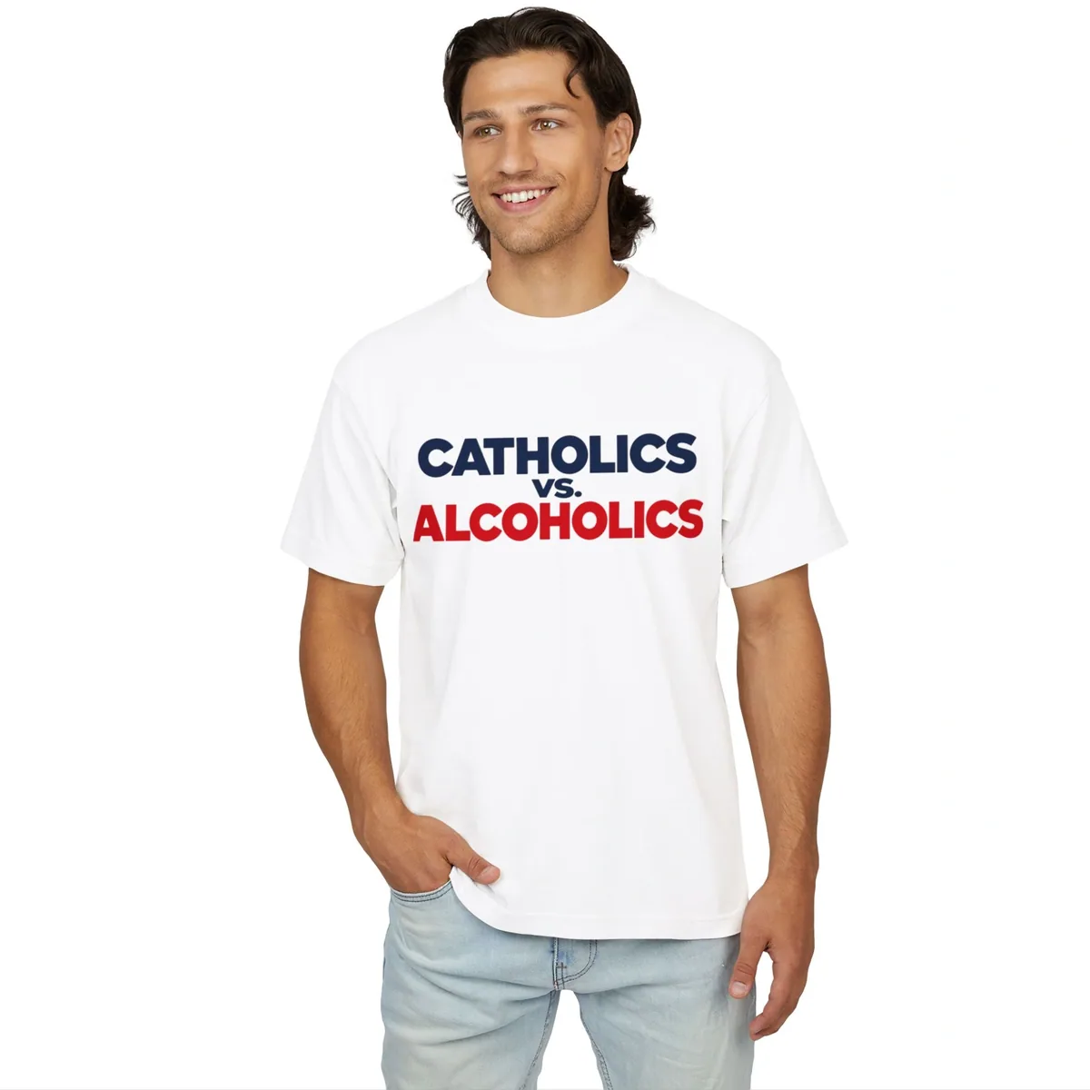 Catholics vs Alcoholics Notre Dame Shirt