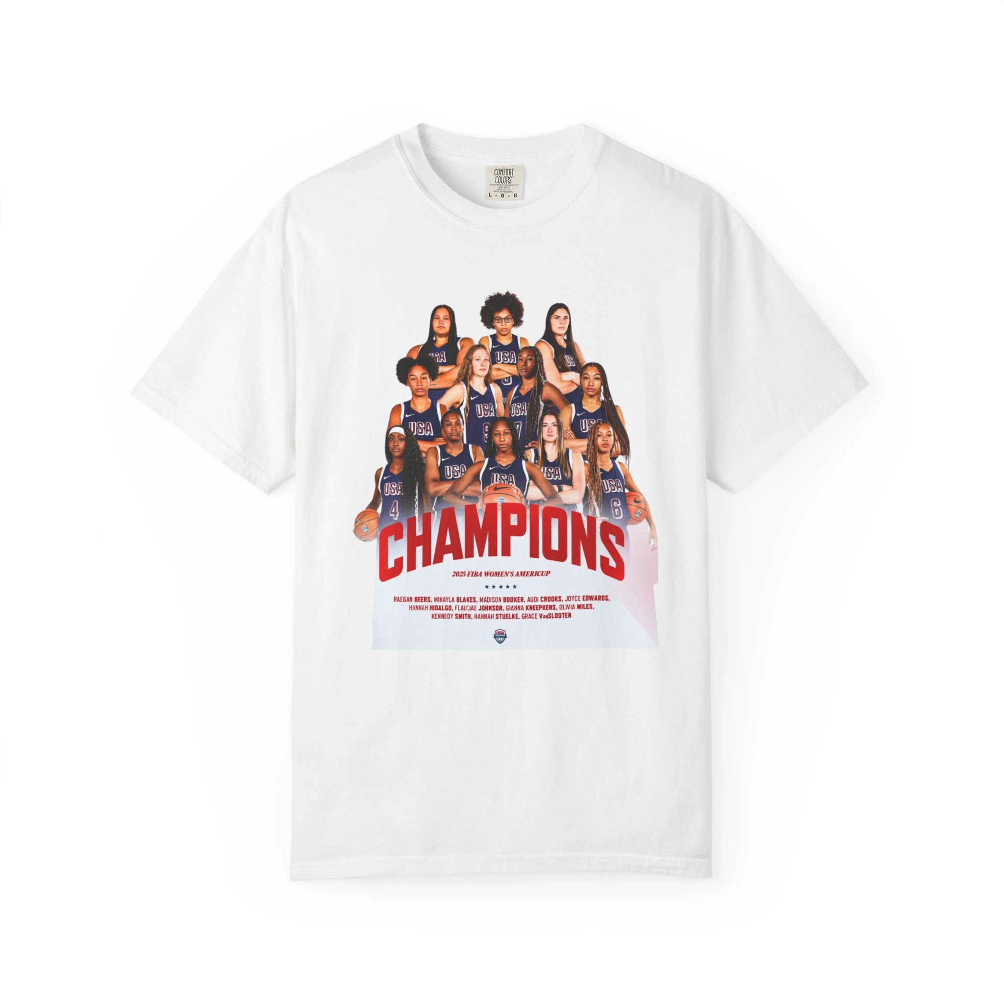 Champions 2025 FIBA Women’s AmeriCup Shirt