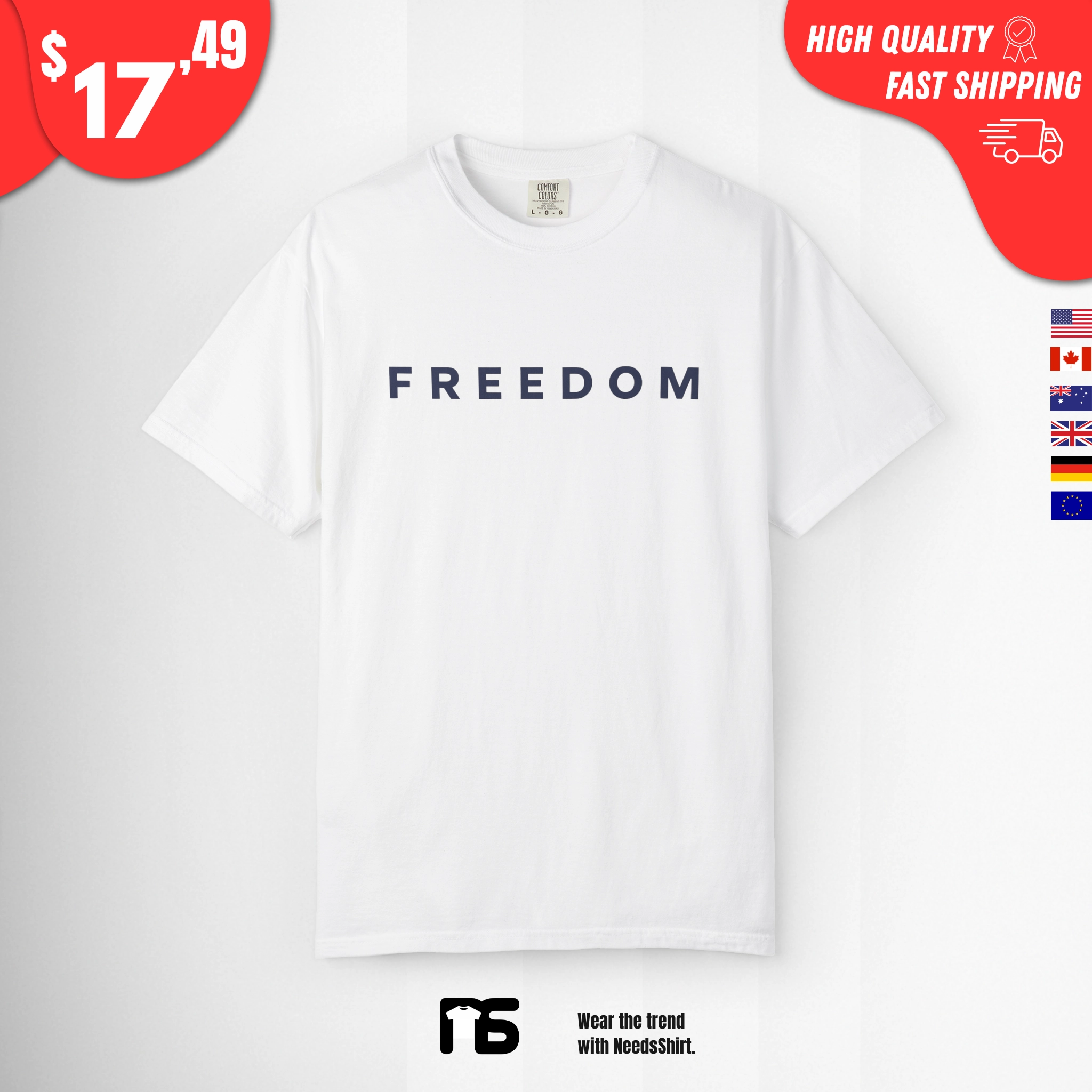 Charlie Kirk Freedom Shirt