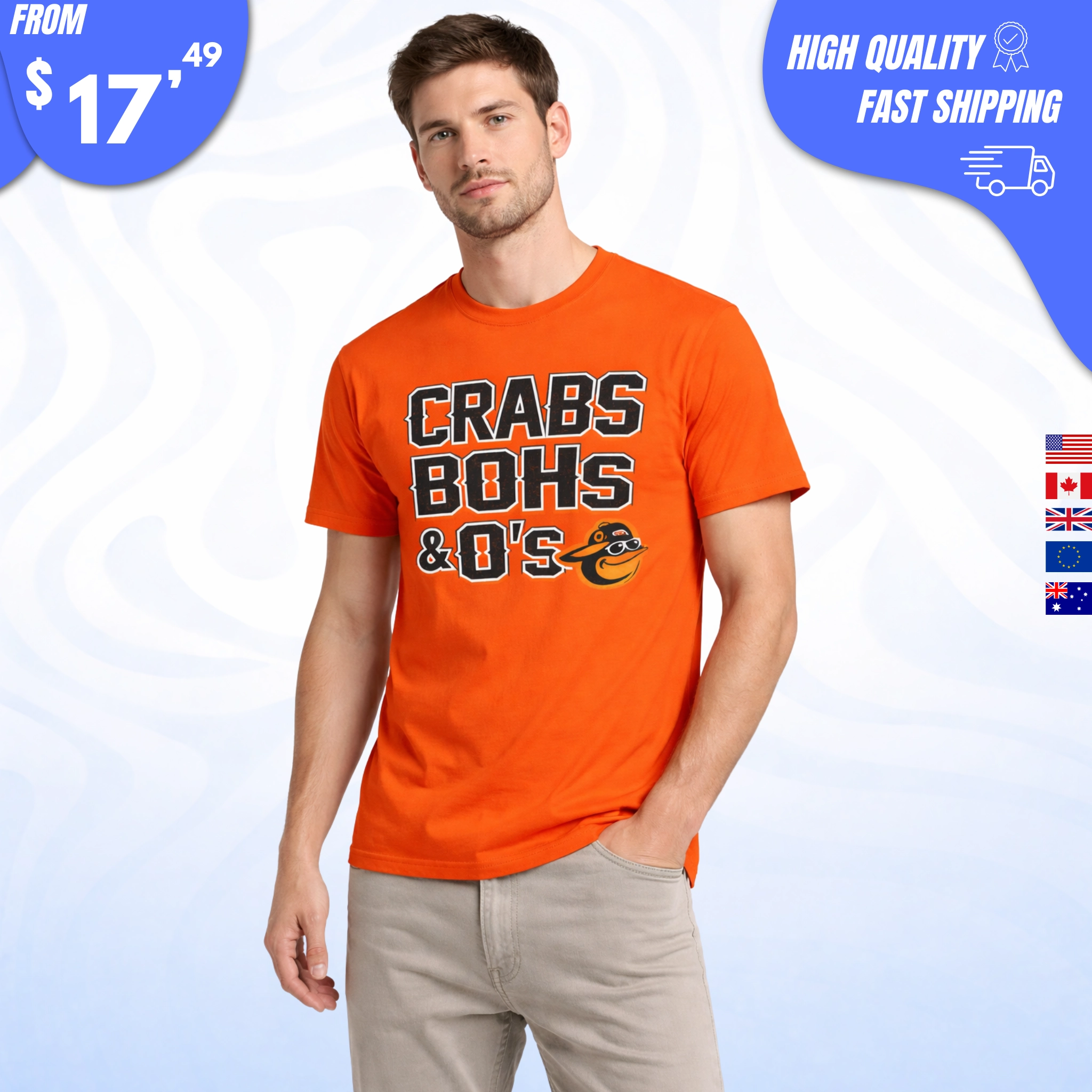 Crabs Bohs and Os Shirt