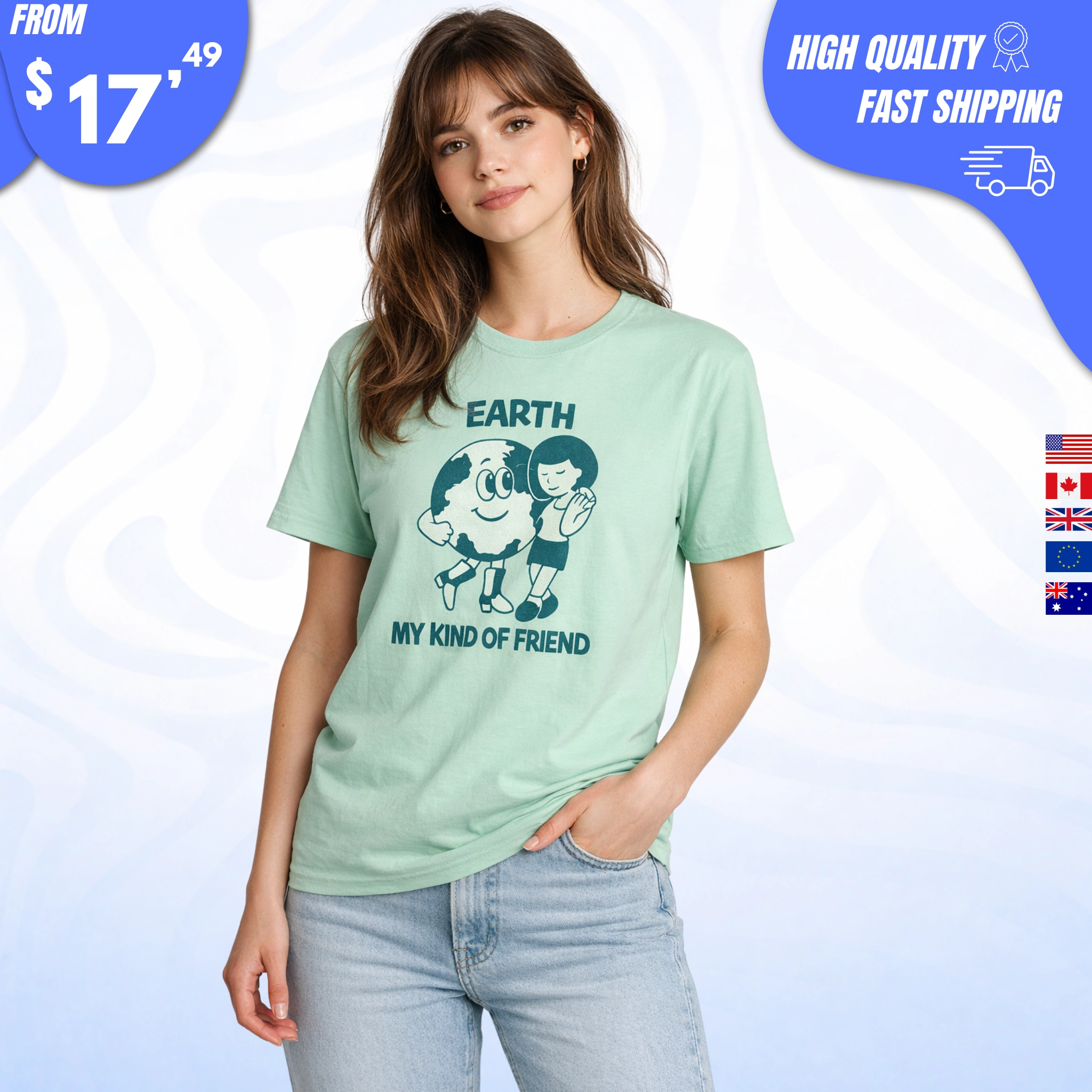 Earth My Kind of Friend Shirt
