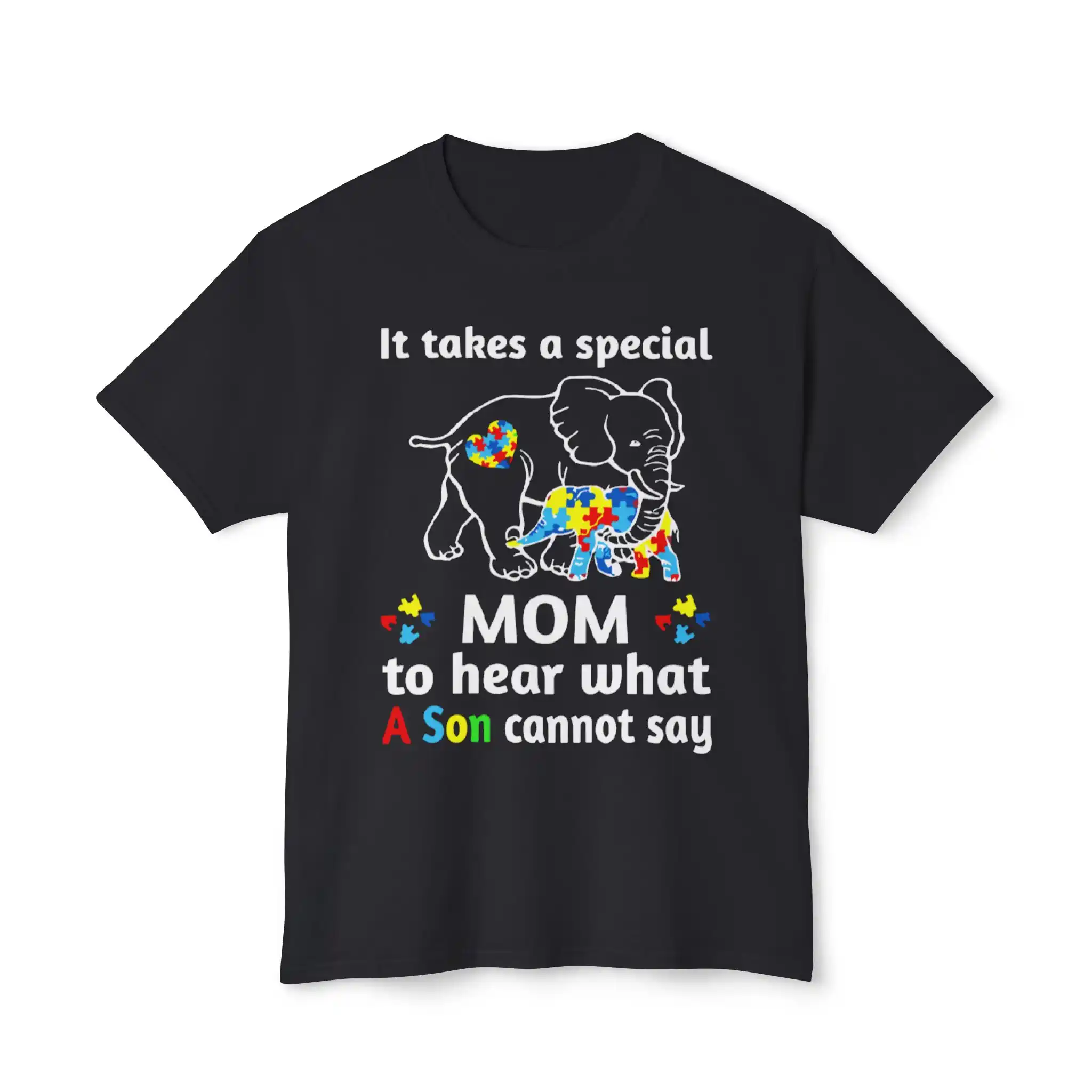 Elephant Autism Shirt A Special Mom To Hear A Son Cannot Say