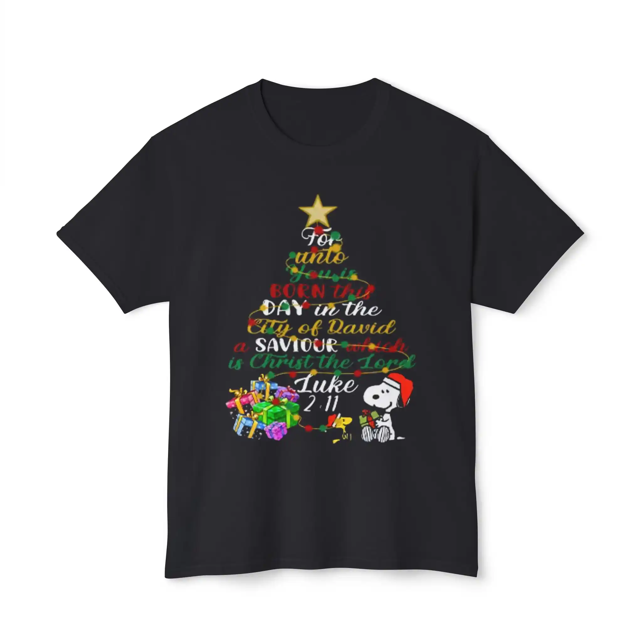 for unto you is born this day snoopy christmas Shirt