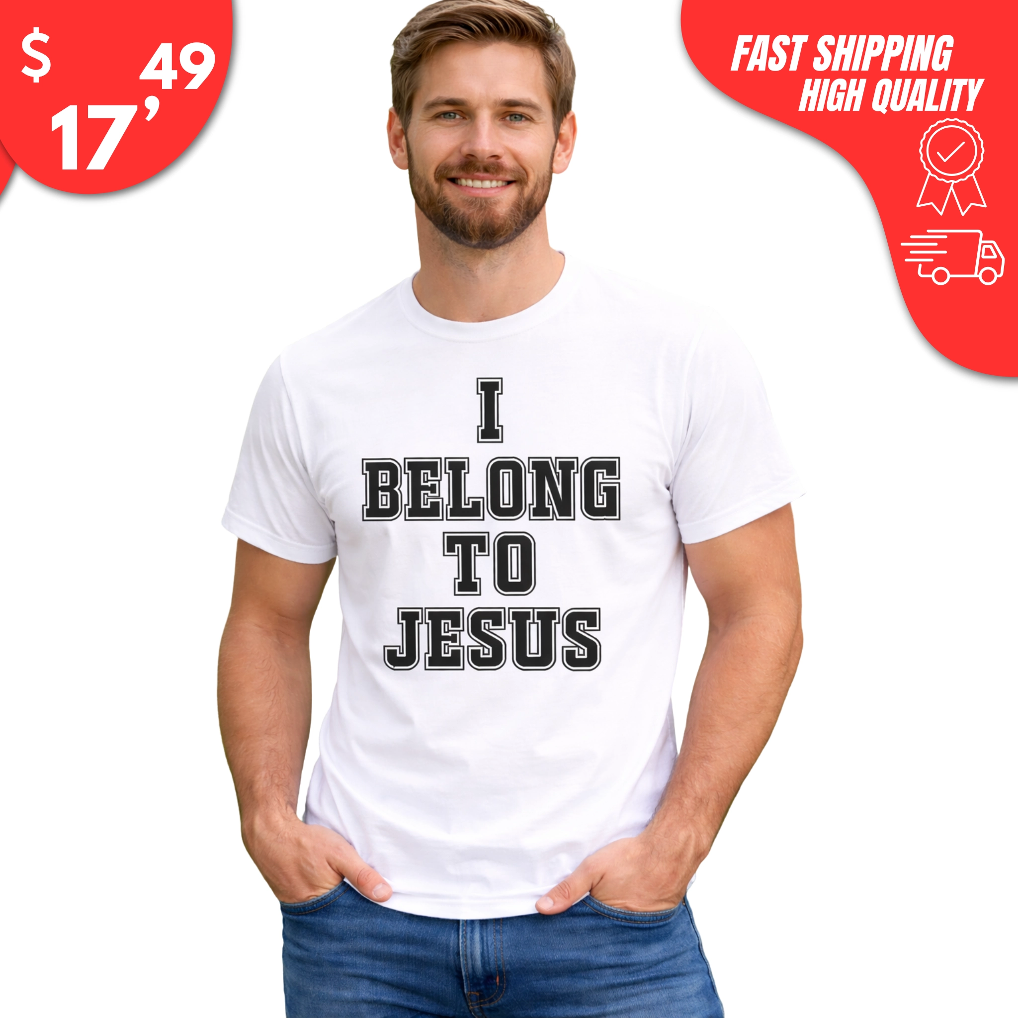 Gabriel Jesus I Belong to Jesus Kaka Shirt