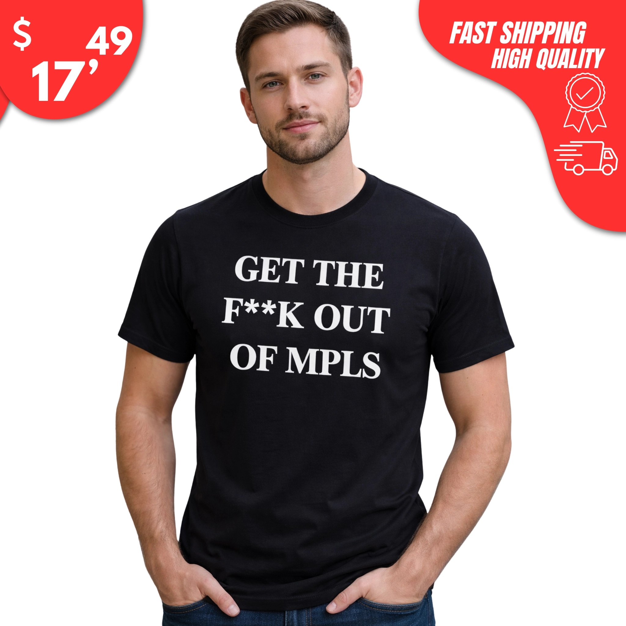 Get The F*ck Out Mpls Shirt