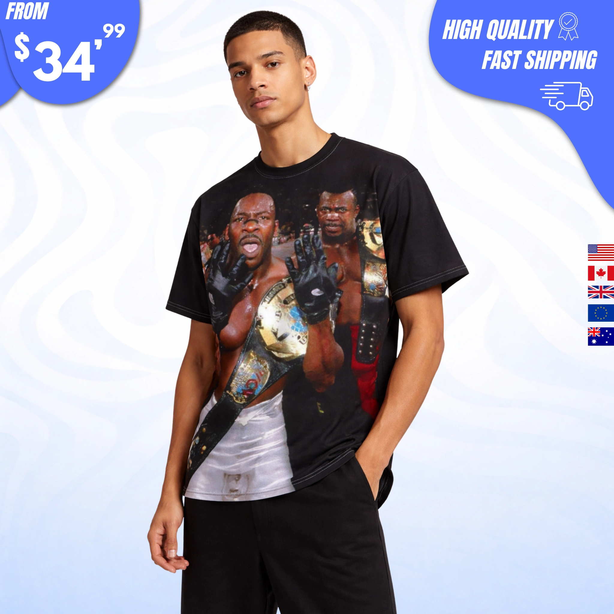 Harlem Heat Booker T and Stevie Ray Shirt