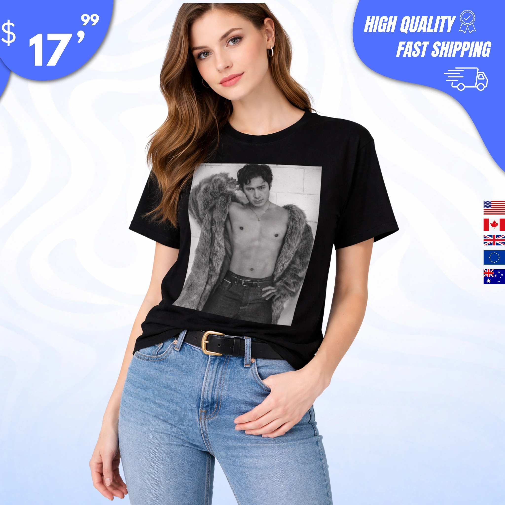 Hudson Williams Yaga Photoshoot Shirt