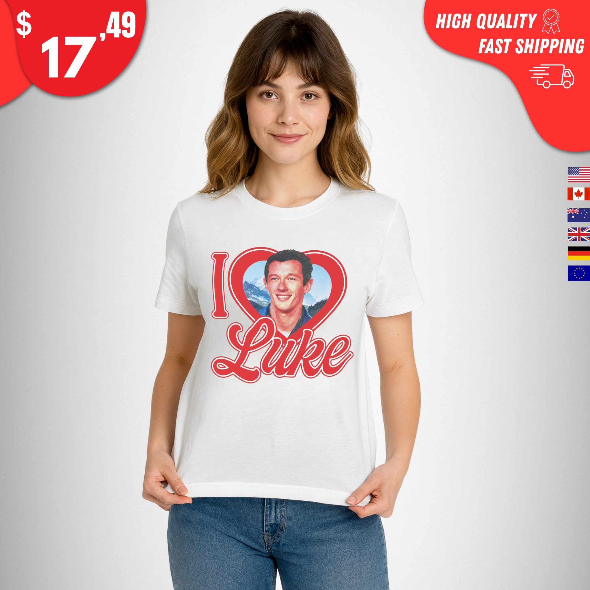 I Love Luke Dua Lipa Shirt