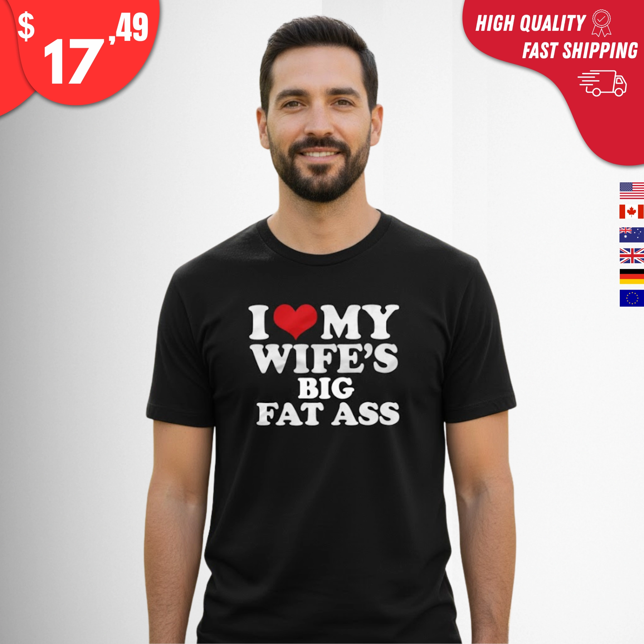 I Love My Wife’s Big Fat Ass Shirt