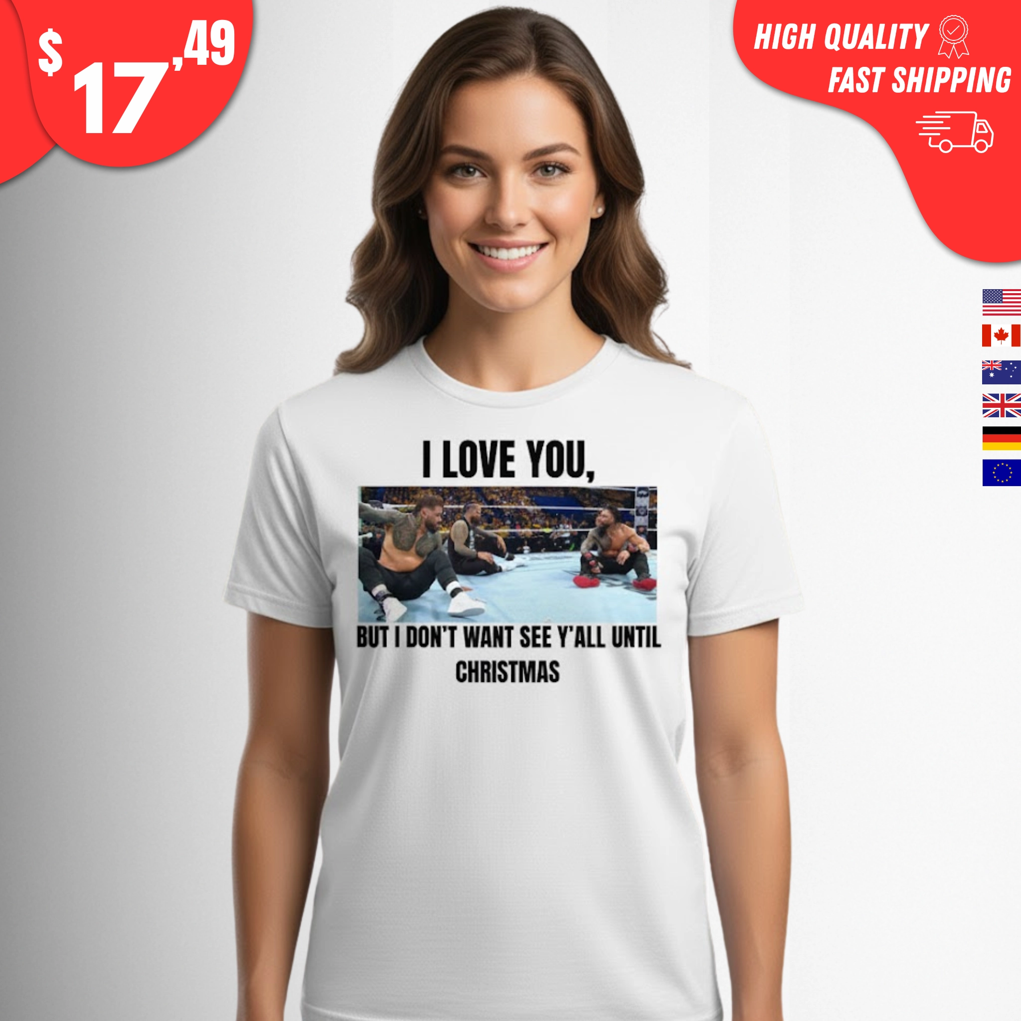 I Love You But I Don’t Wanna See Y’all Until Christmas Shirt