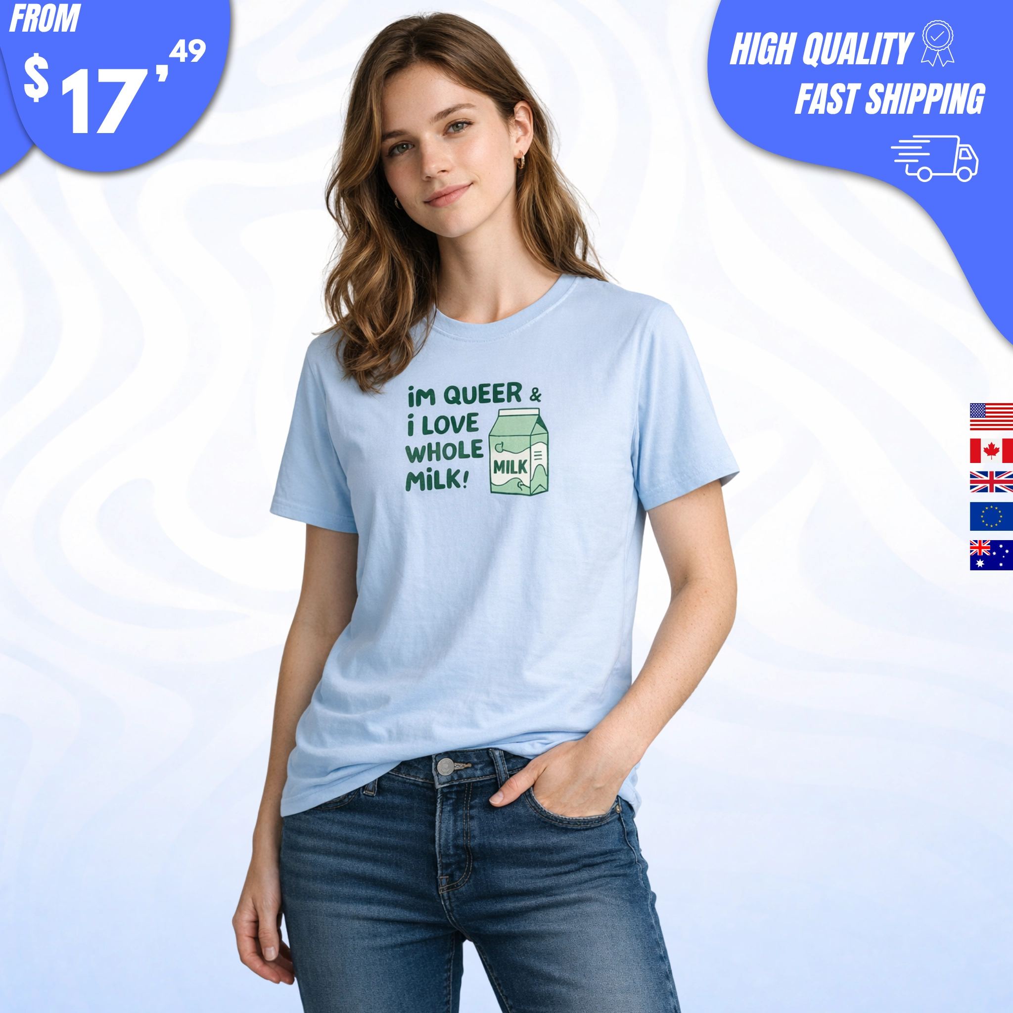 I’m Queer and I Love Whole Milk Shirt