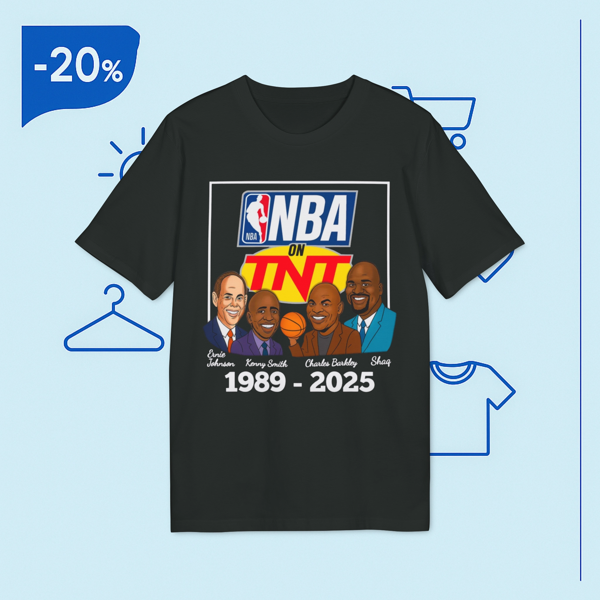 Inside Basketball TV Show Caricatures Shirt