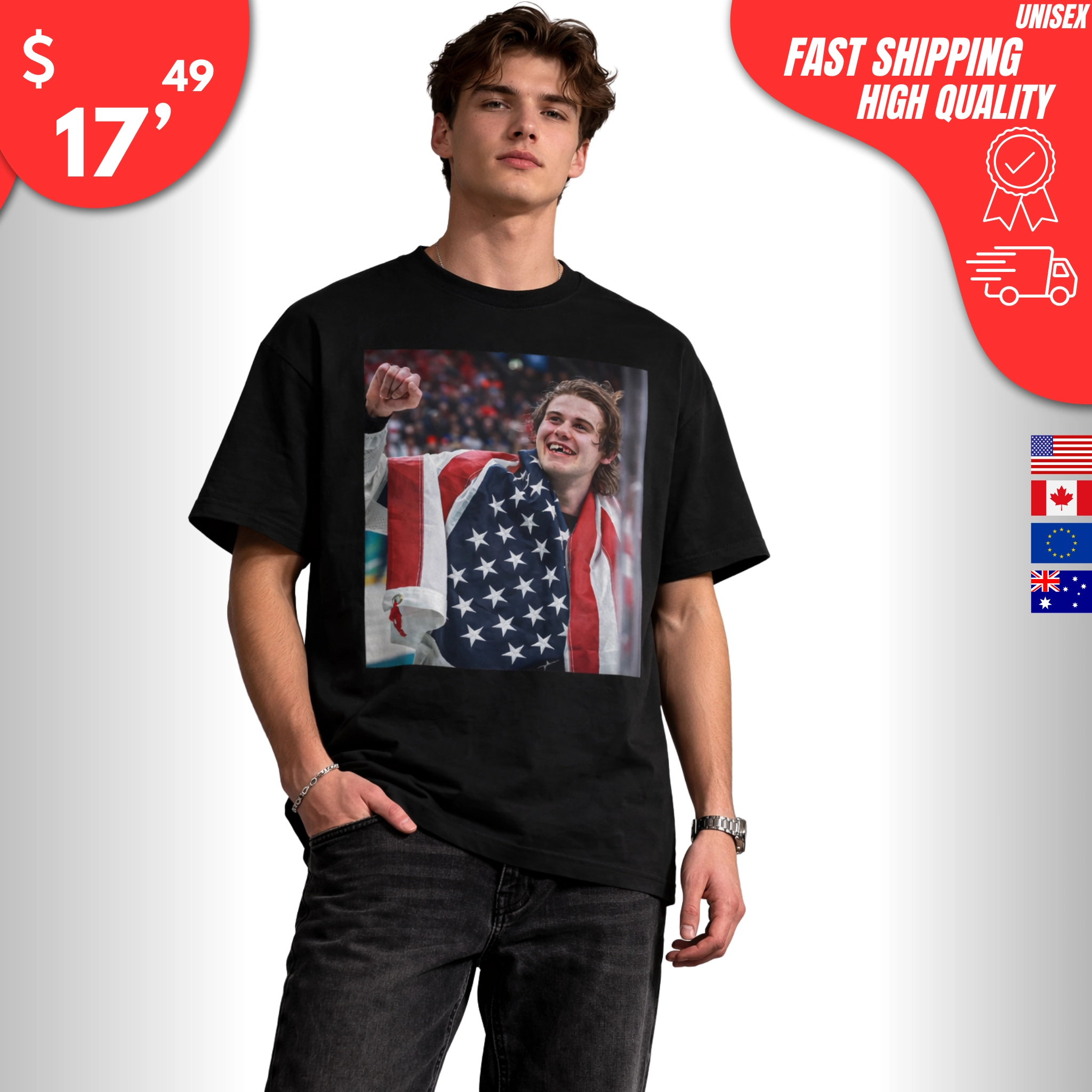 Jack Hughes lose Teeth Shirt
