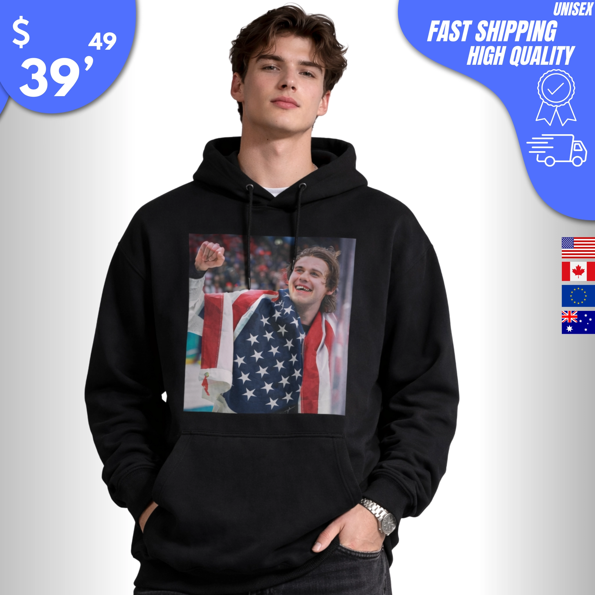 Jack hughes teeth Hoodie