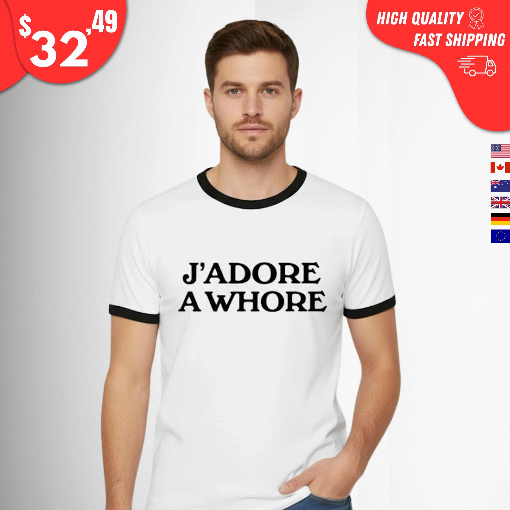 J’adore A Whore Shirt
