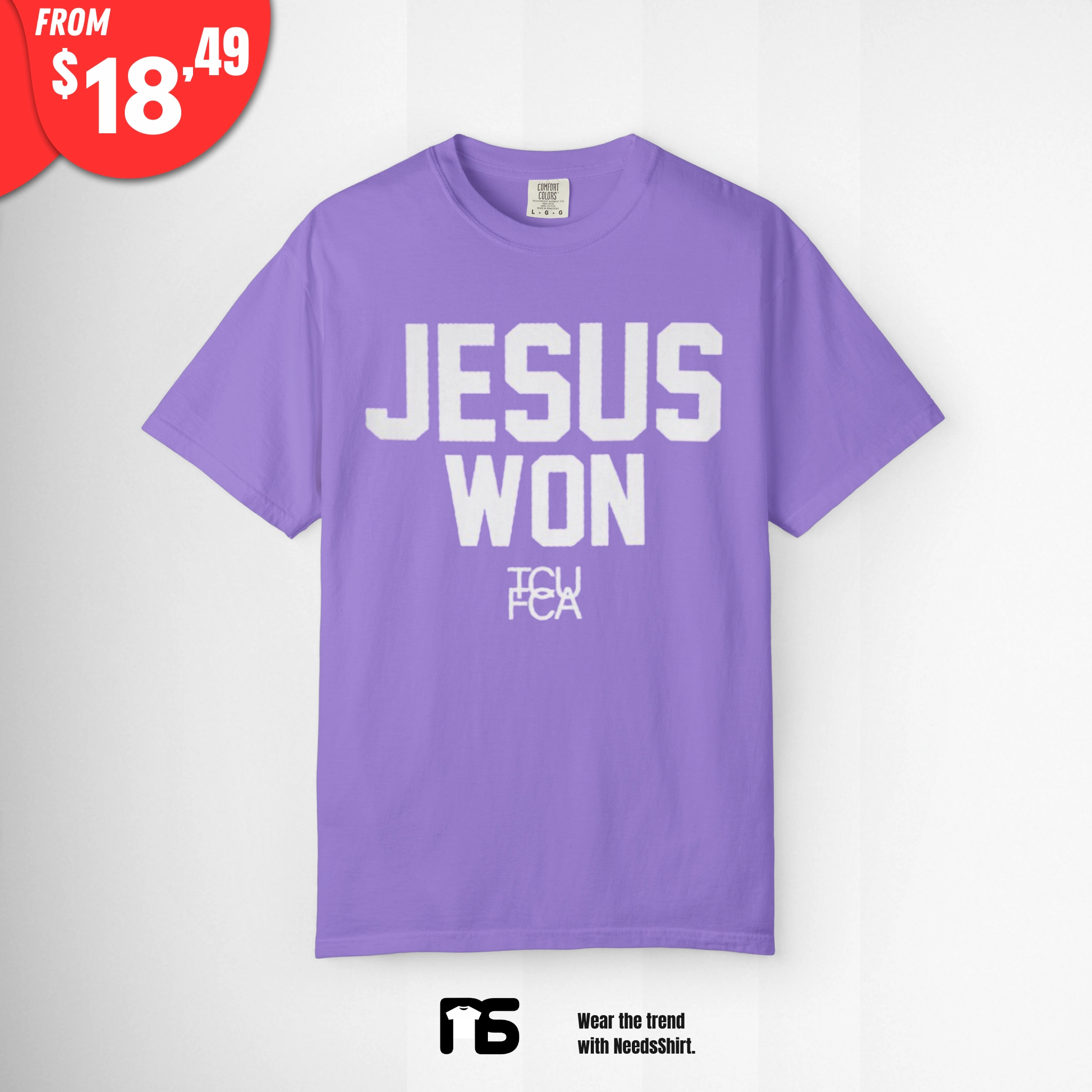 Jesus Won TCU Football Shirt
