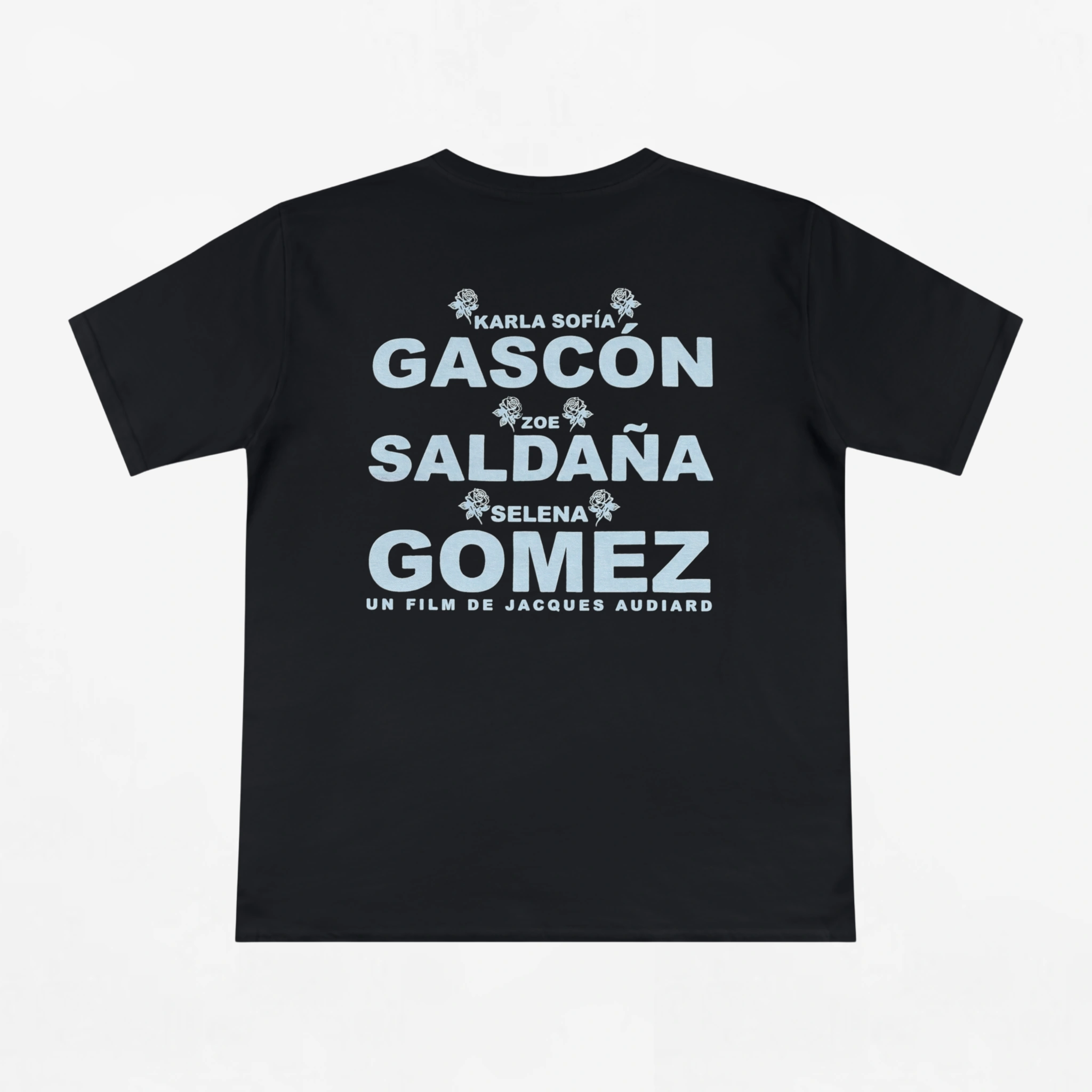 Karla Sofía Gascón Zoe Saldaña and Selena Gomez Shirt