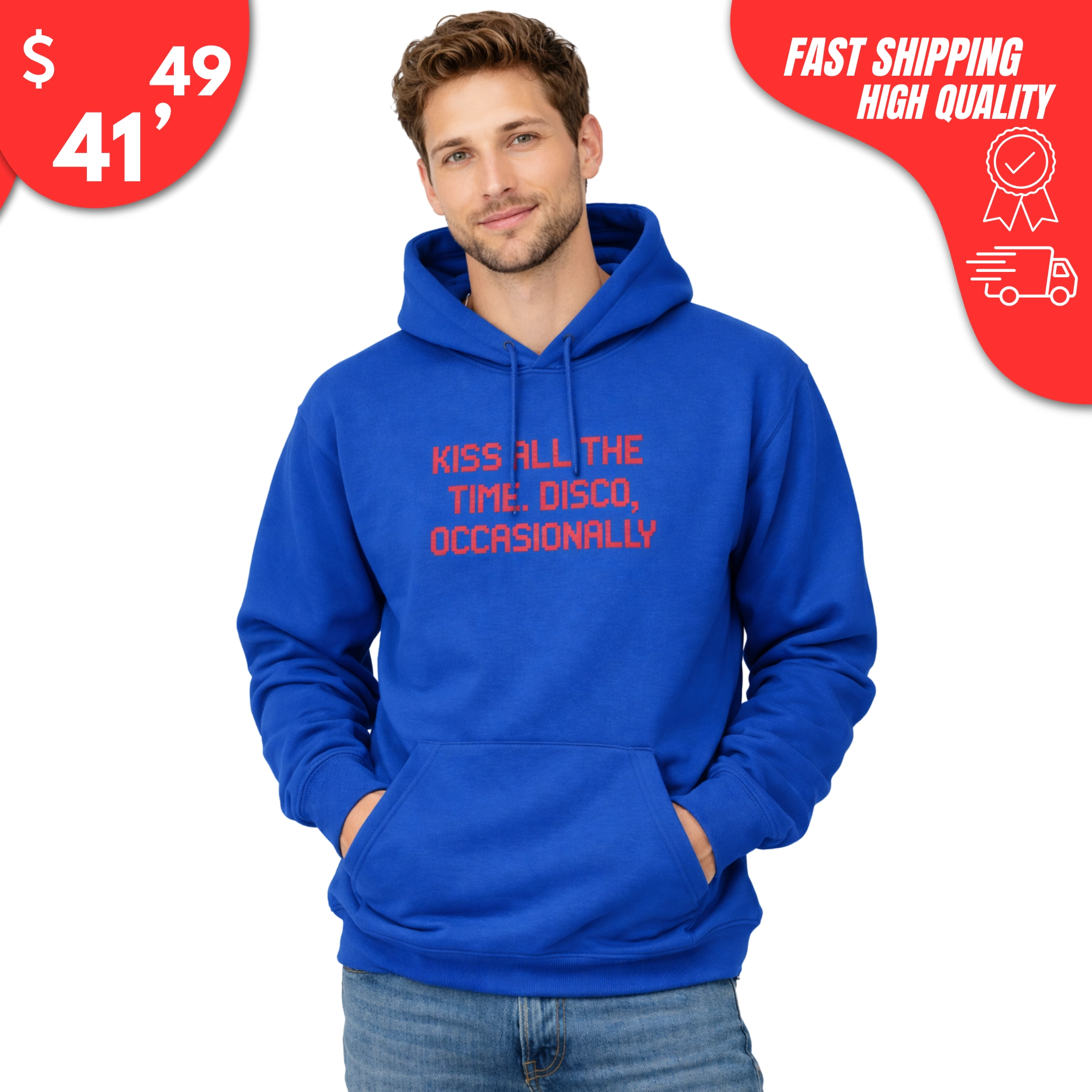 Kiss All the Time Disco Occasionally hoodie
