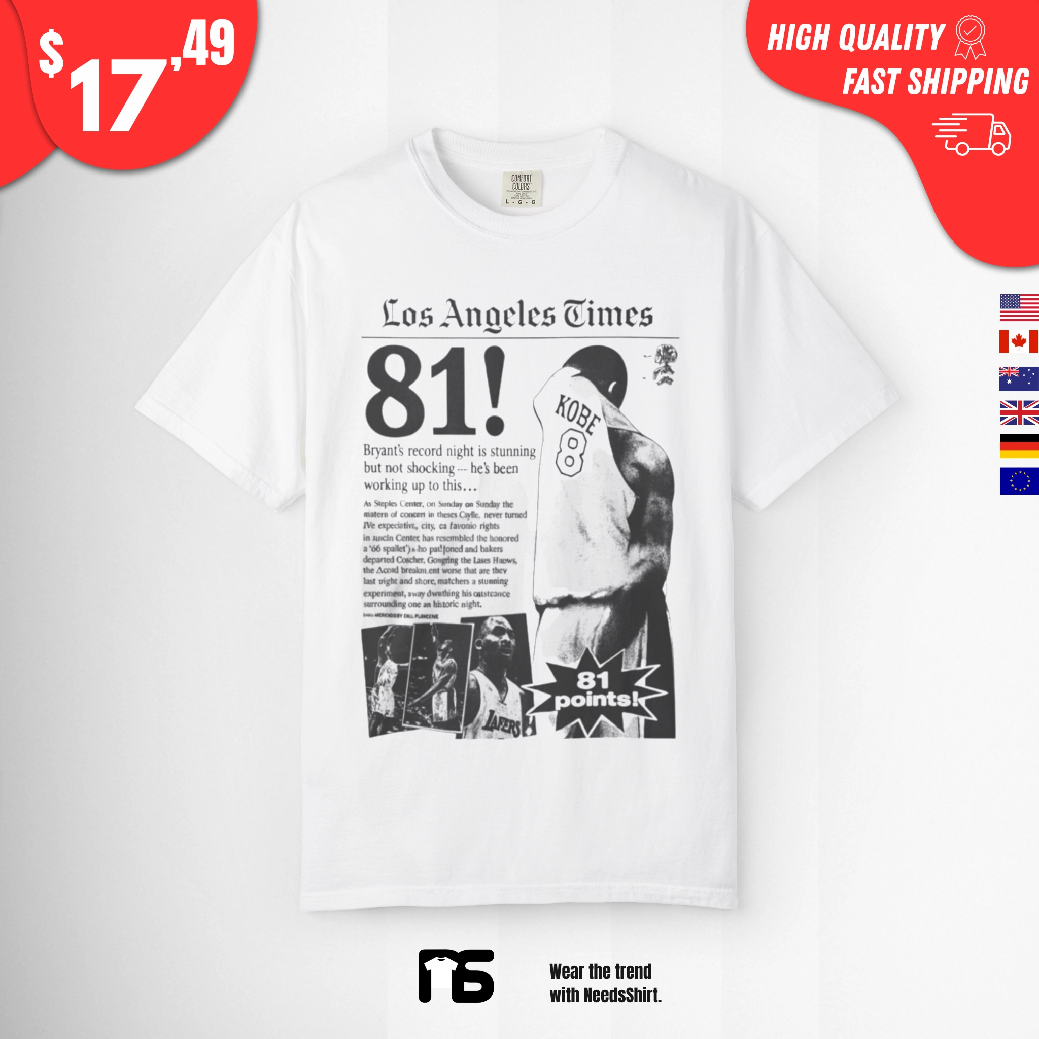 Los Angeles Times 81 Shirt