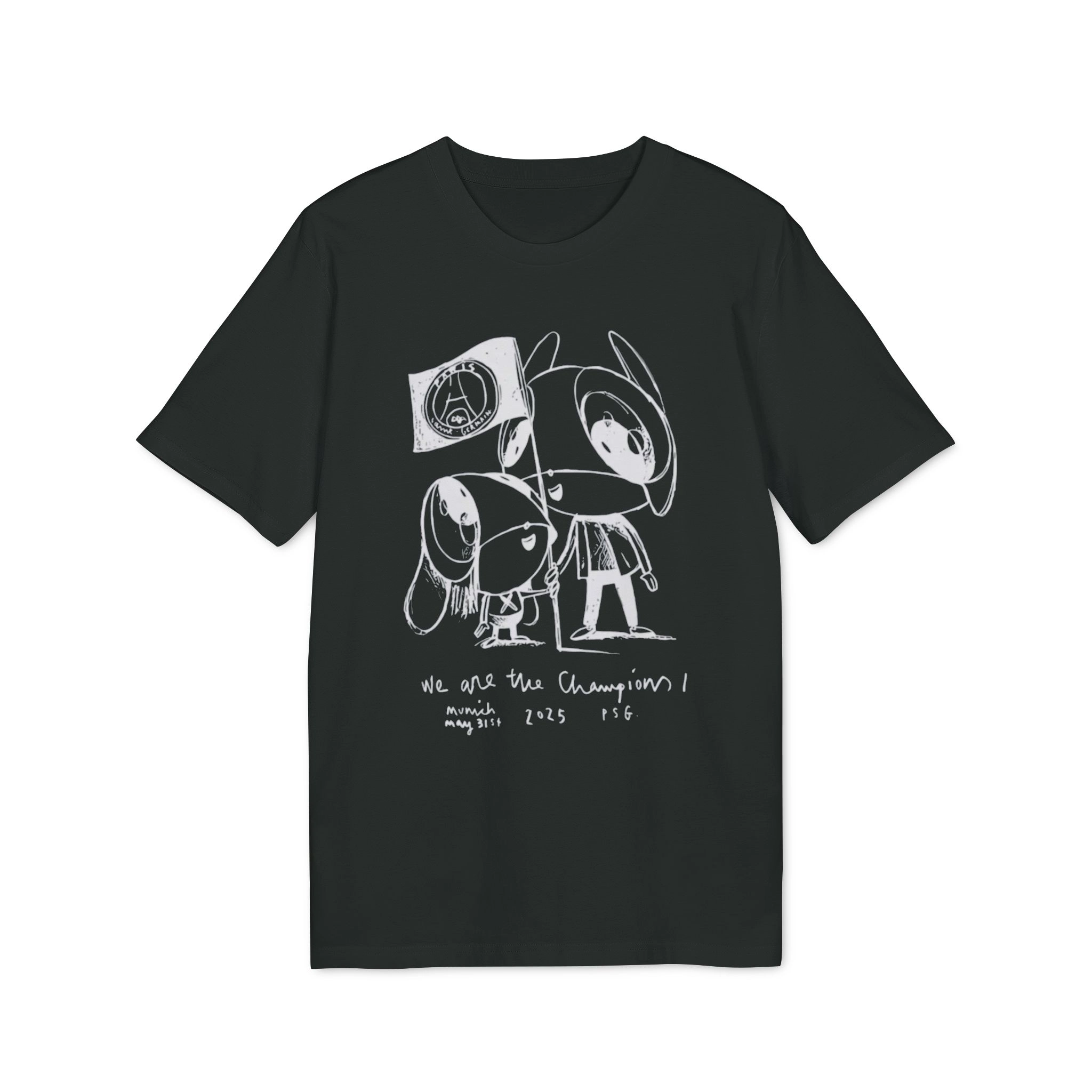 Luis Enrique We Are The Champions PSG T-shirt