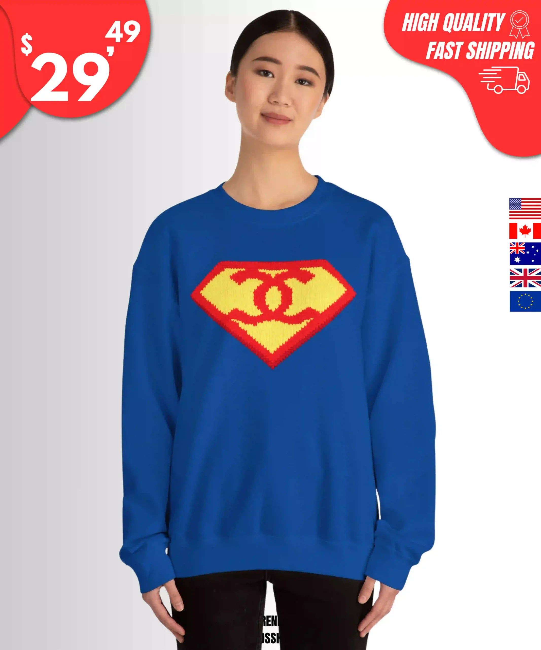 Milly Alcock Superman Sweatshirt