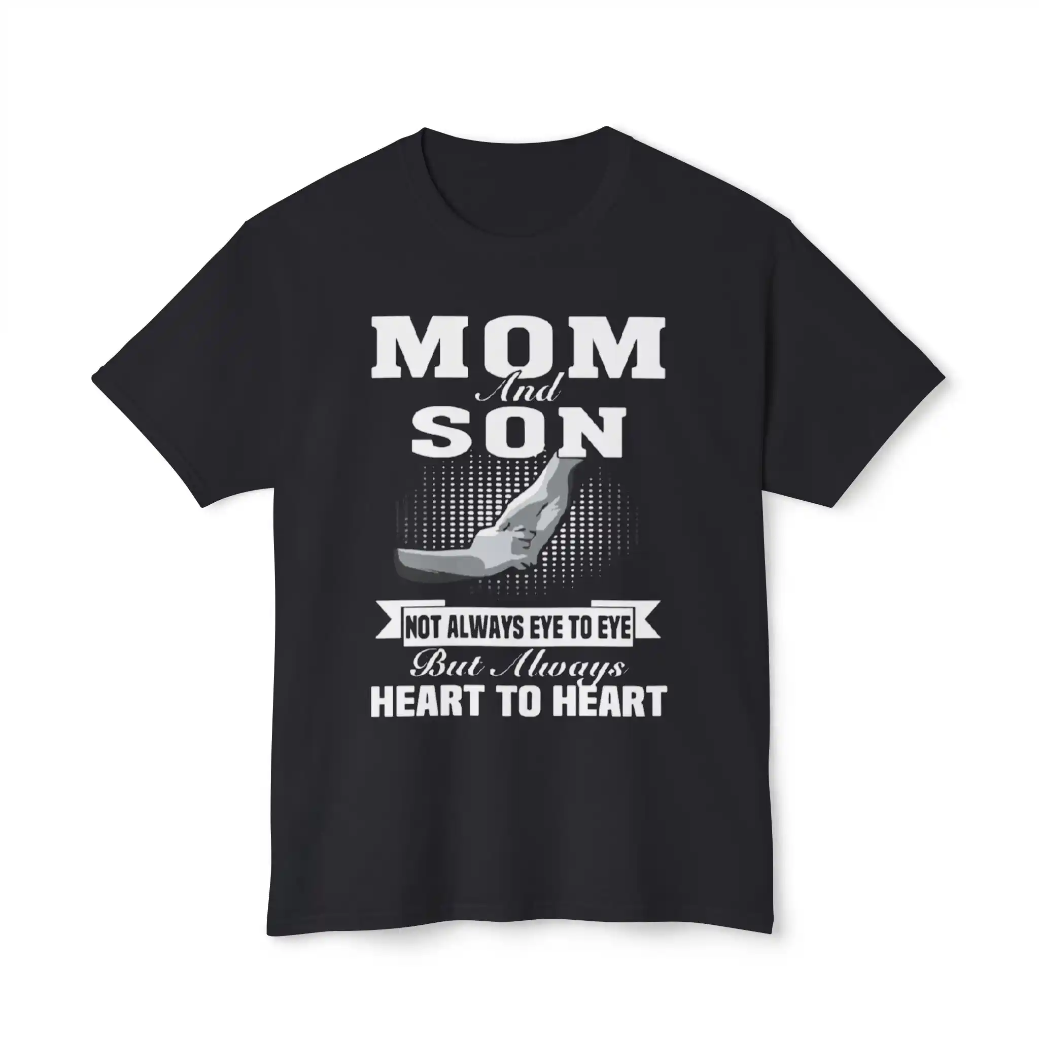 Mom And Son Not Always Eye To Eye But Always Heart To Heart Shirt