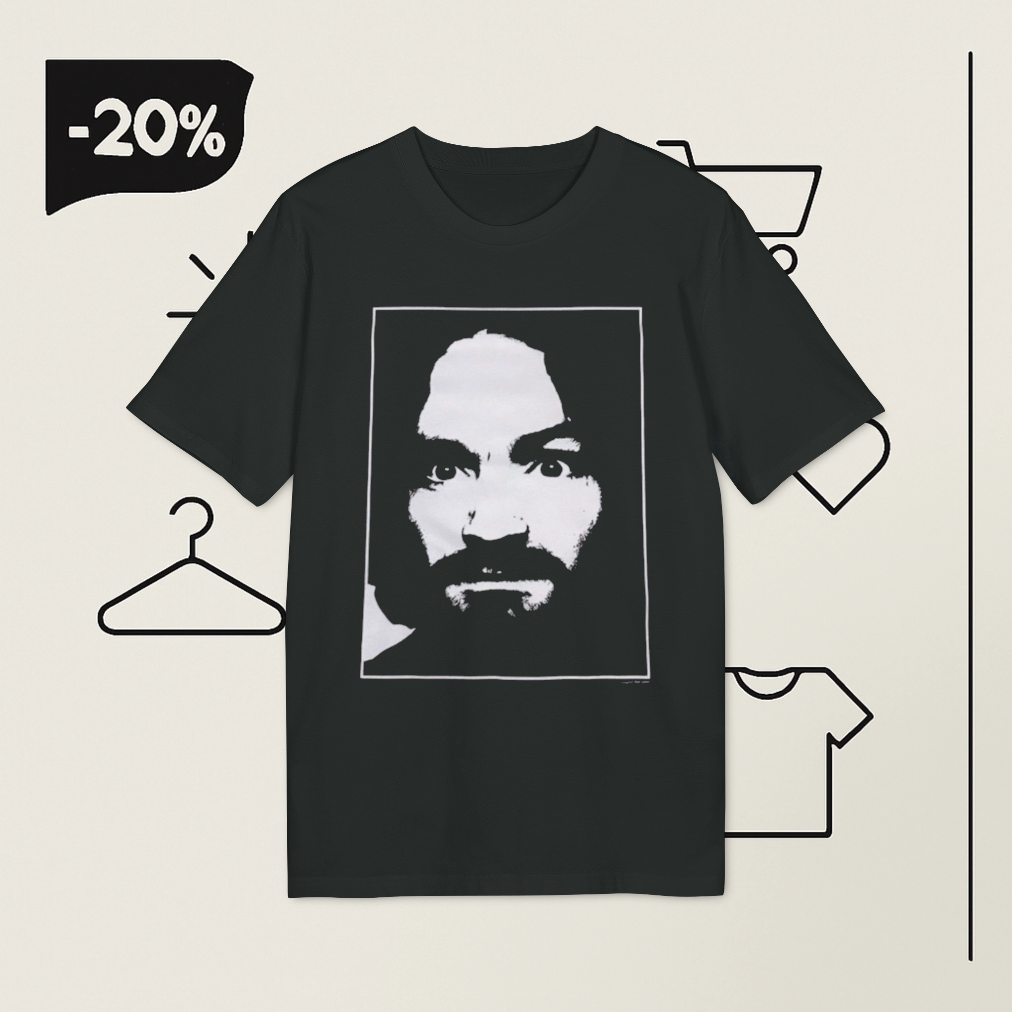 Naz Reid wear Charles Manson Shirt