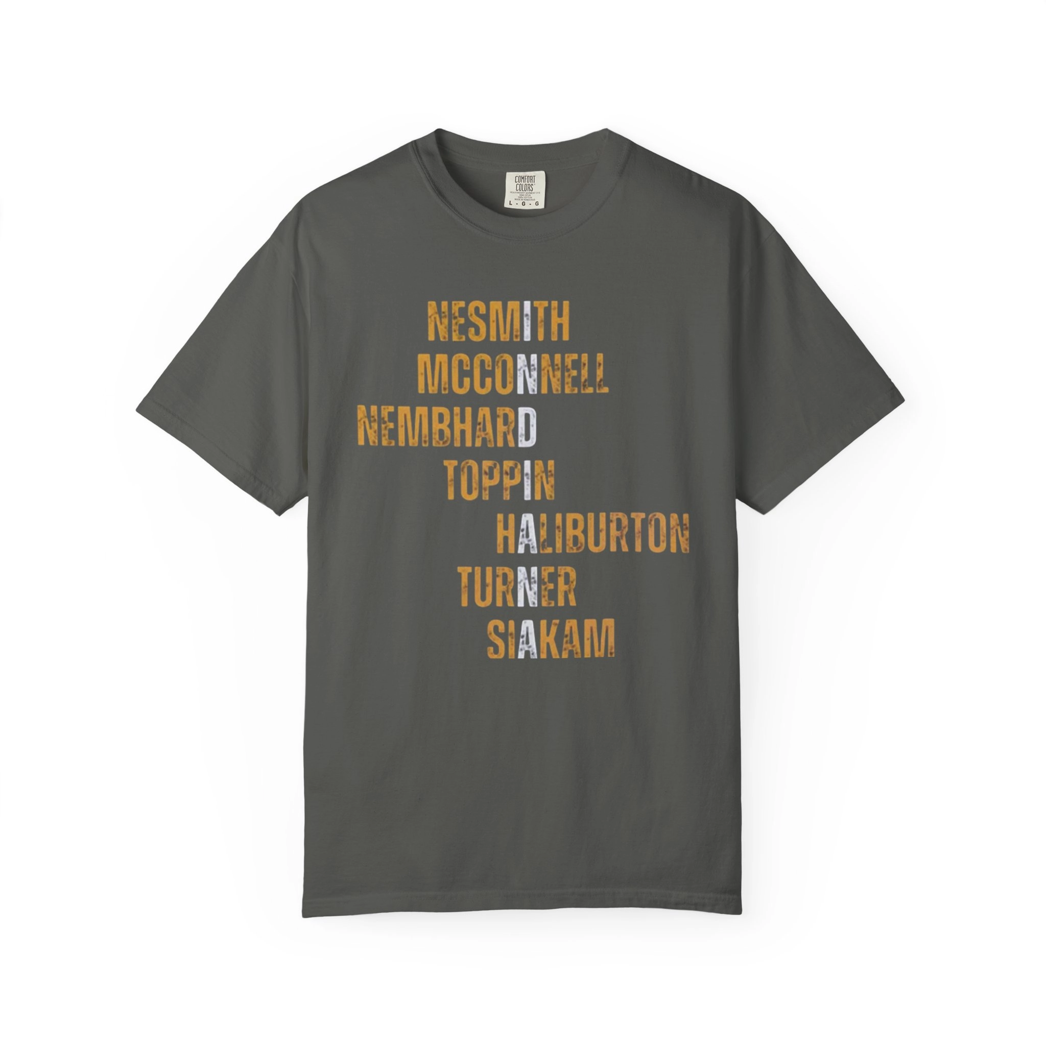 Nesmith McConnell Nembhard Toppin Haliburton Turner Siakam Shirt