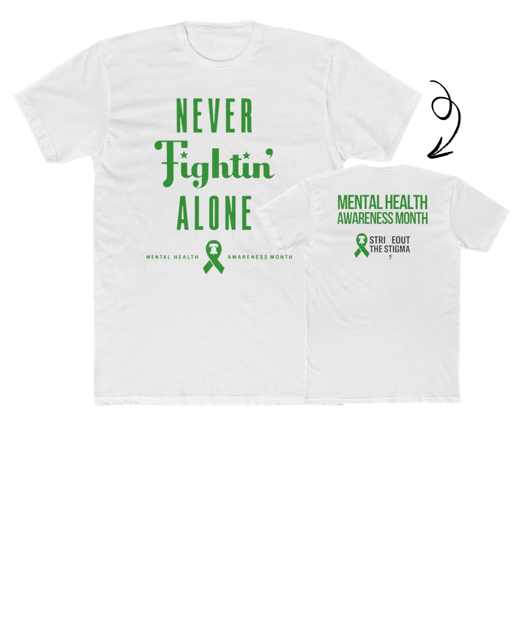 Never Fightin’ Alone Philadelphia Phillies Shirt
