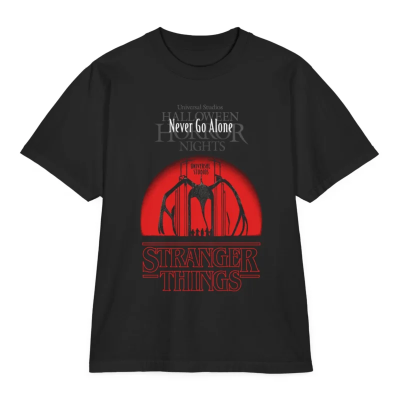 Never Go Alone Stranger Things Shirt