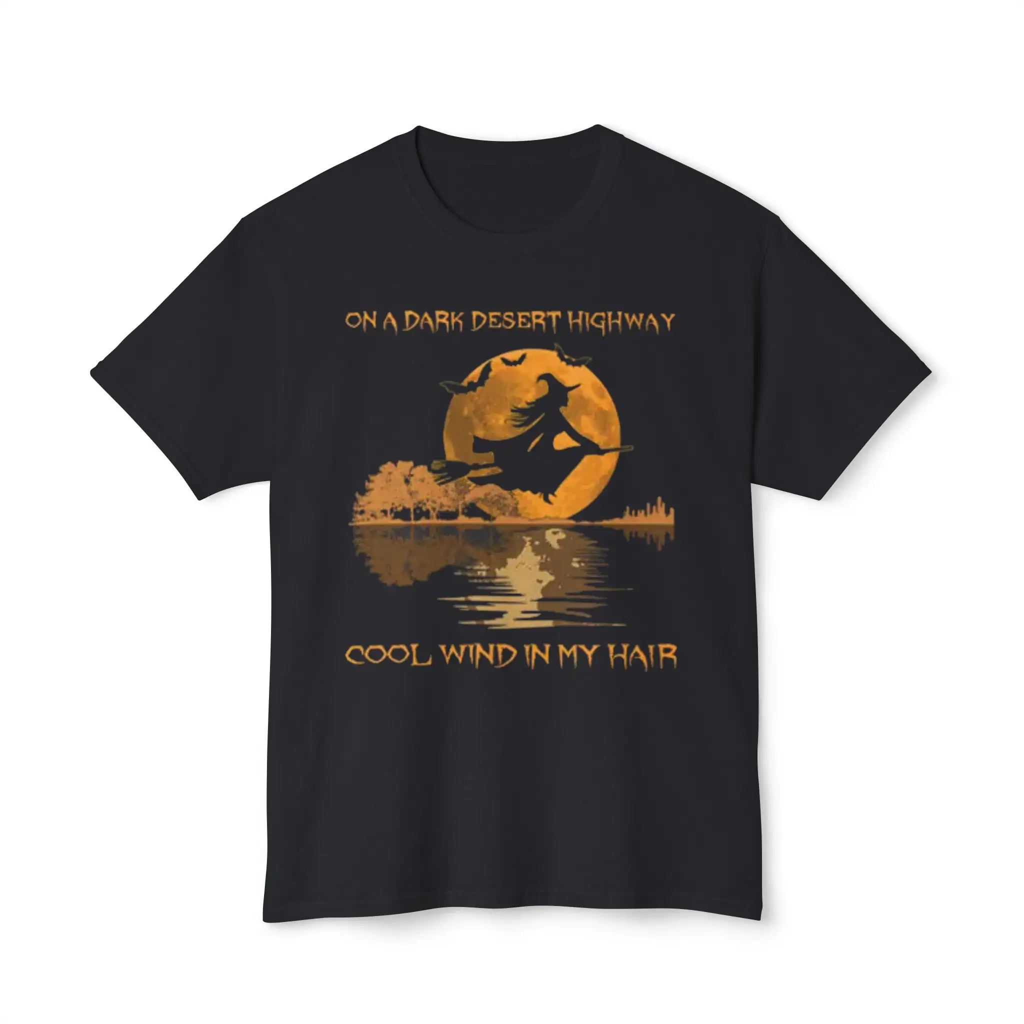 on a dark desert highway cool wind in my hair shirt