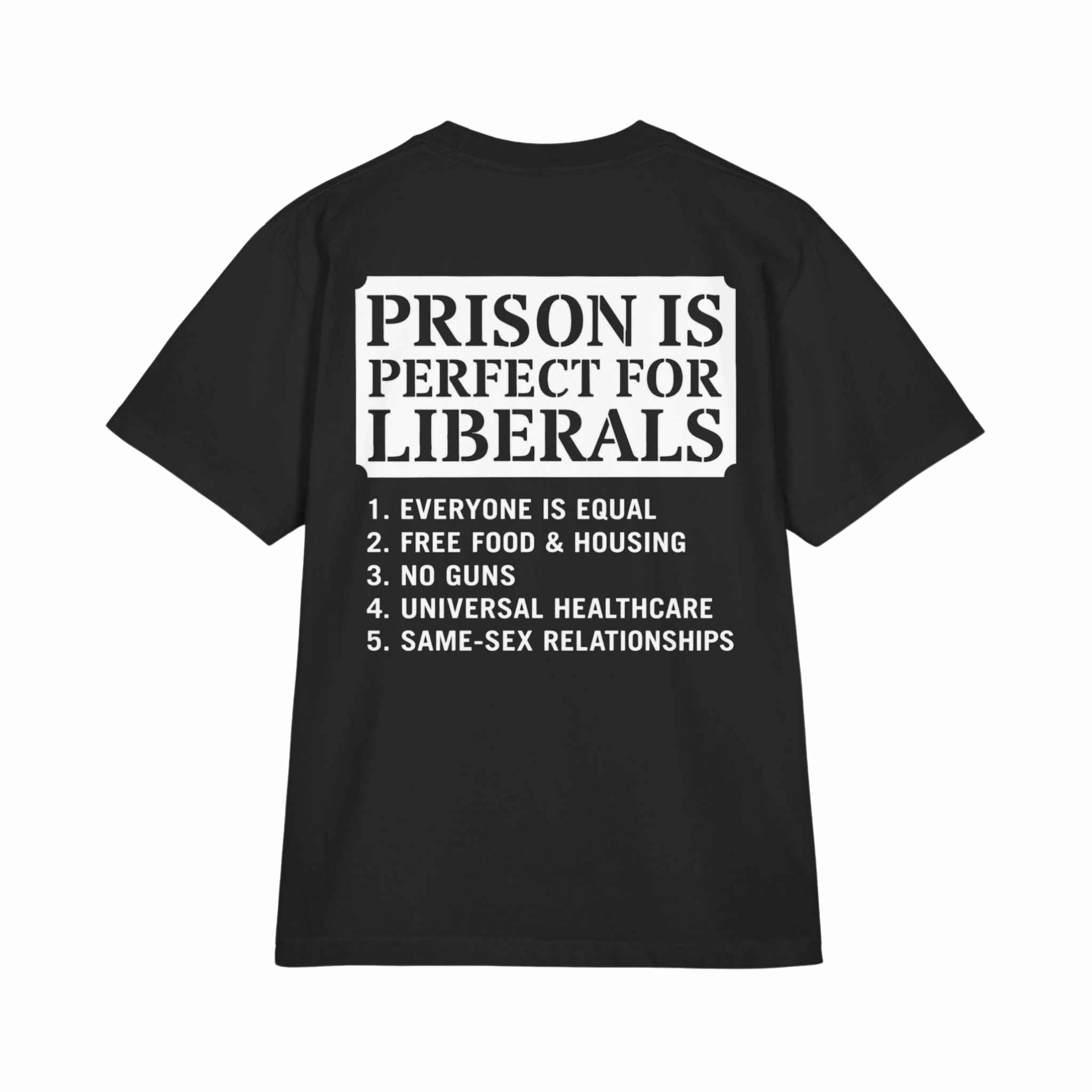Prison Is Perfect for Liberals Edgy Anti Liberal Meme Shirt