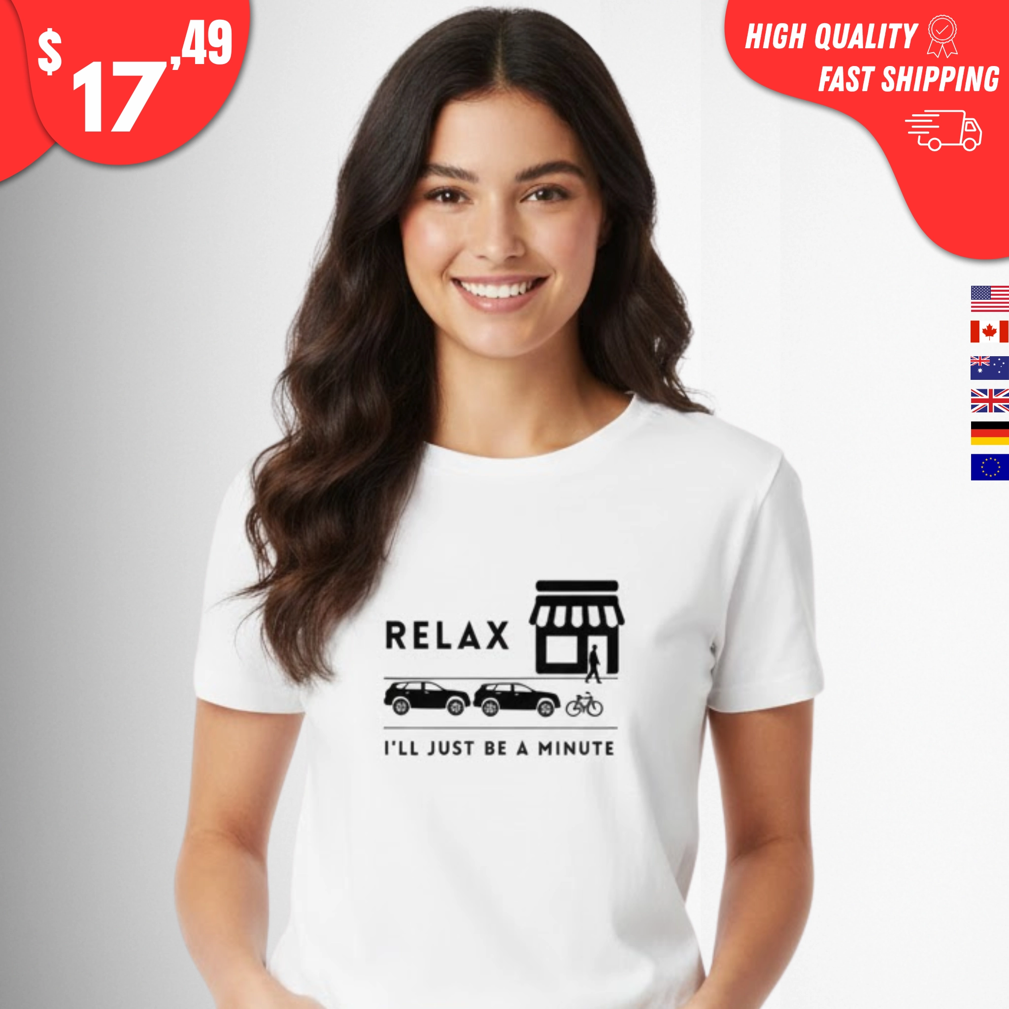 Relax I’ll Be a Minute Shirt