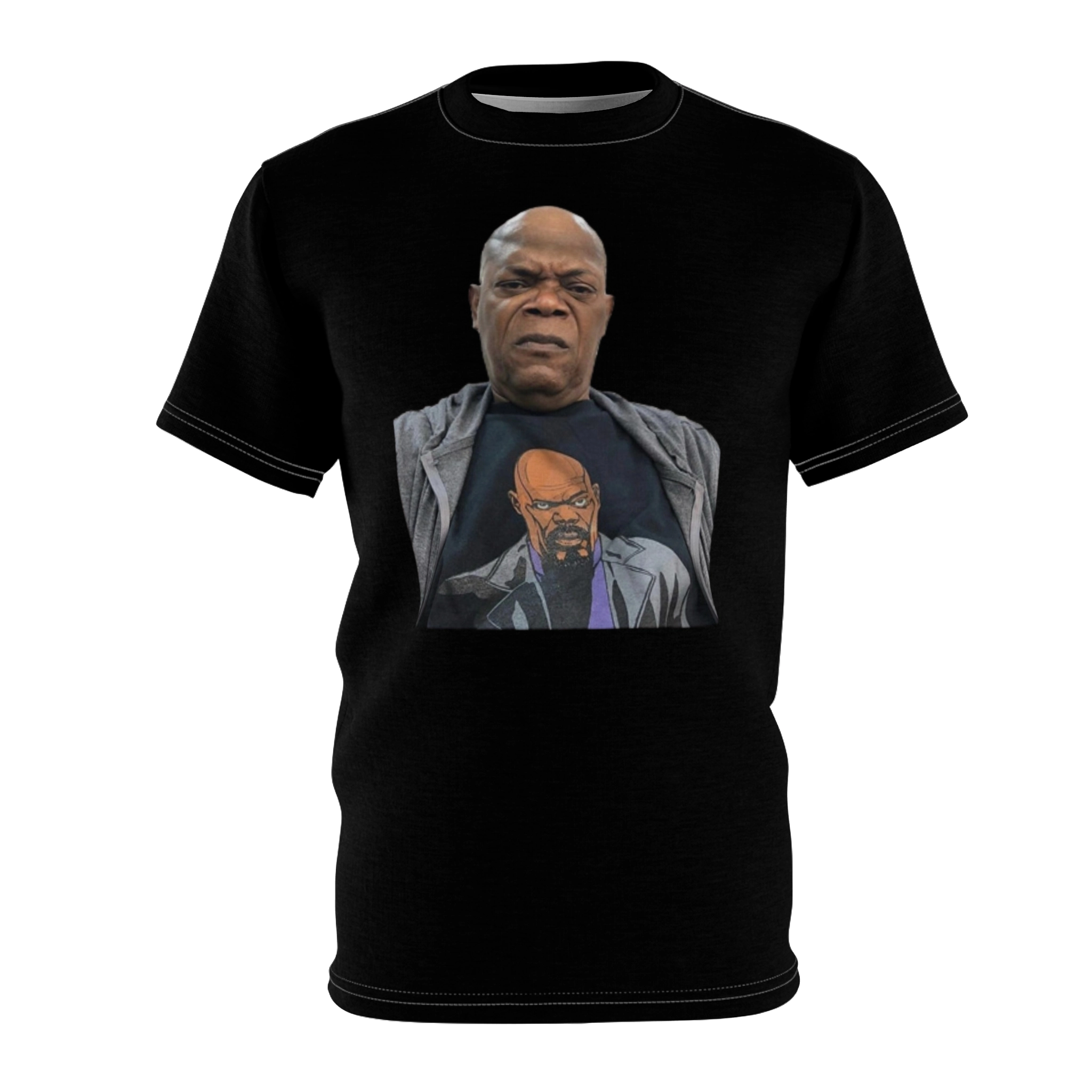 Samuel L. Jackson Wearing A Shirt Of Himself Shirt