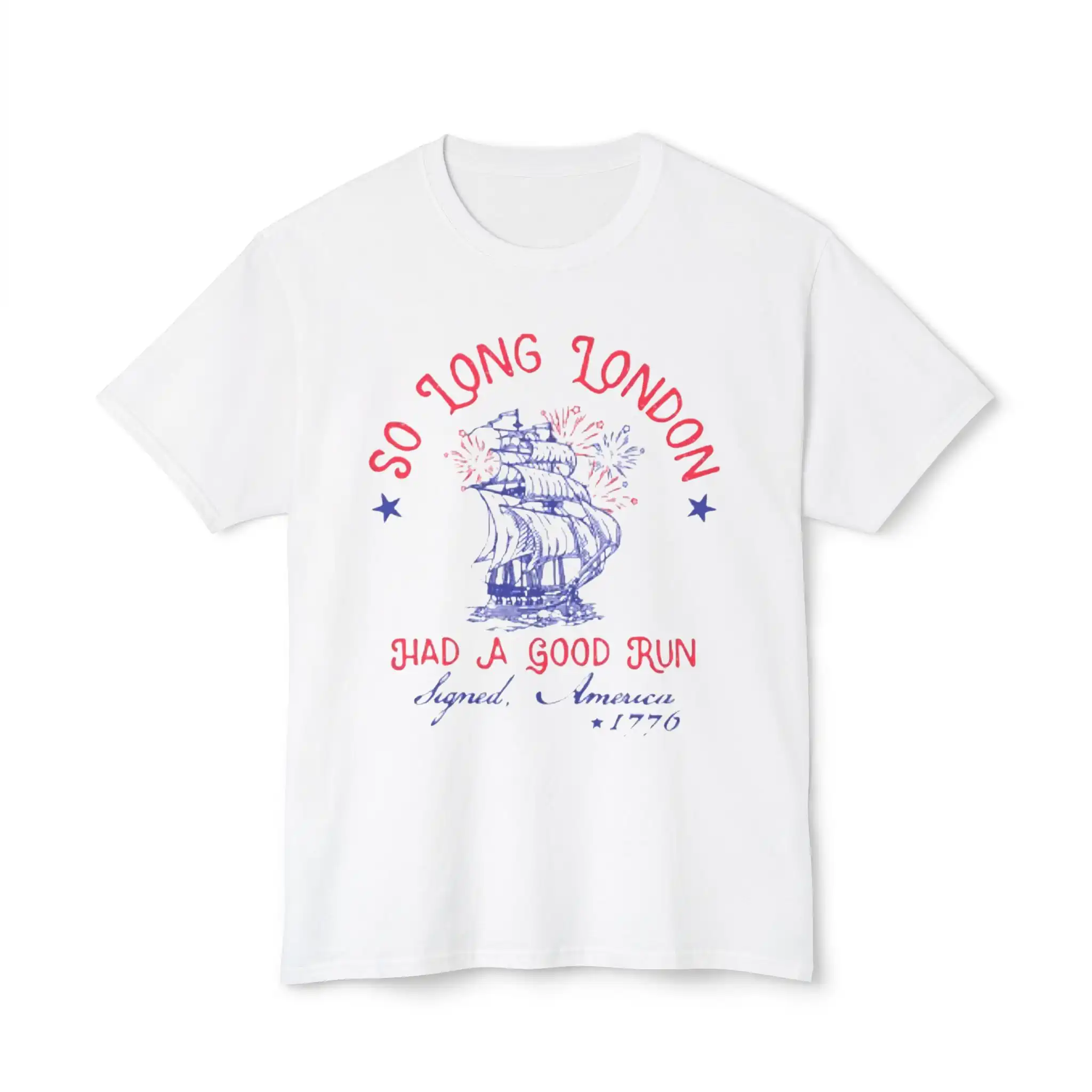 so long london had a good run signed america 1776 4th of july shirt