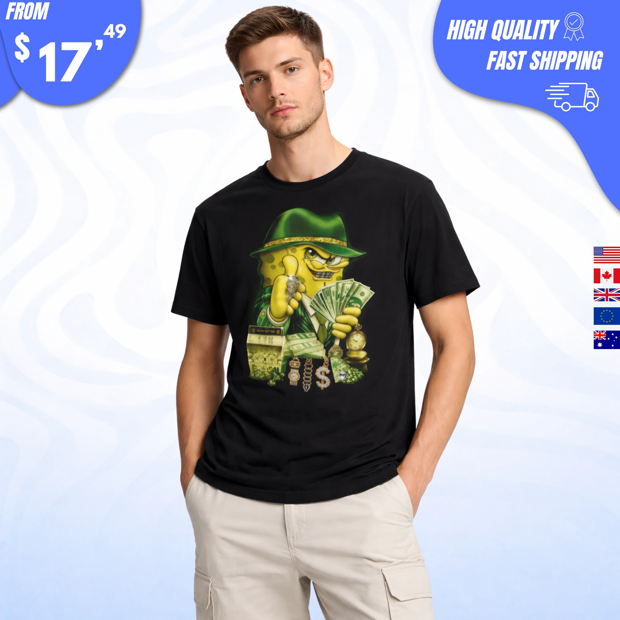 SpongeBob Gangster Shirt