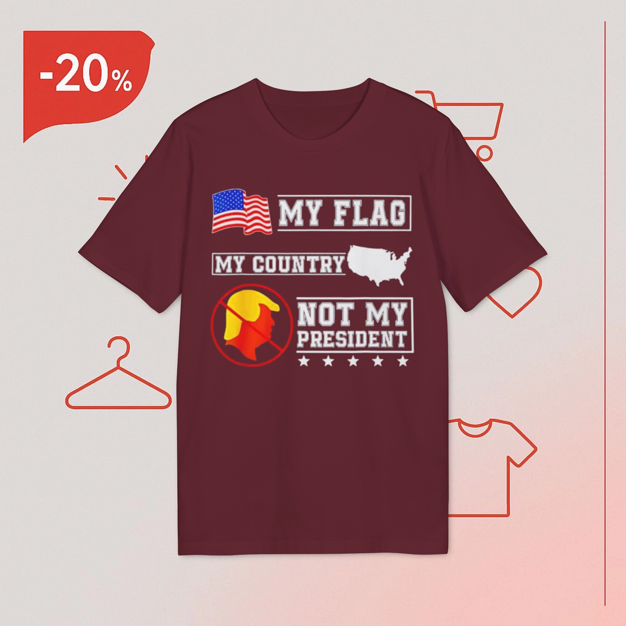 Taylor Swift Wear My Flag My Country Not My President Shirt