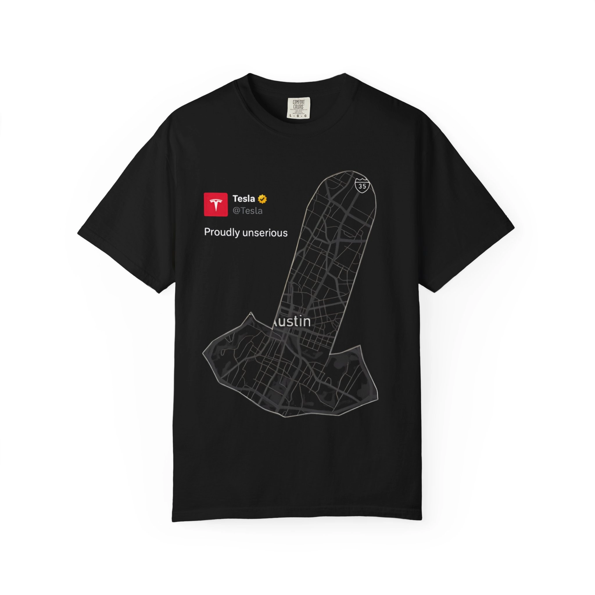 Tesla Proudly Unserious Shirt