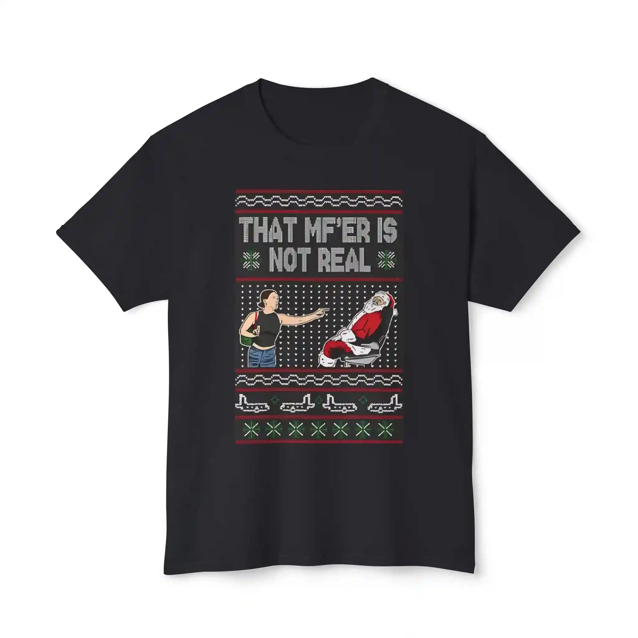 tiffany gomas that mf is not real ugly christmas shirt